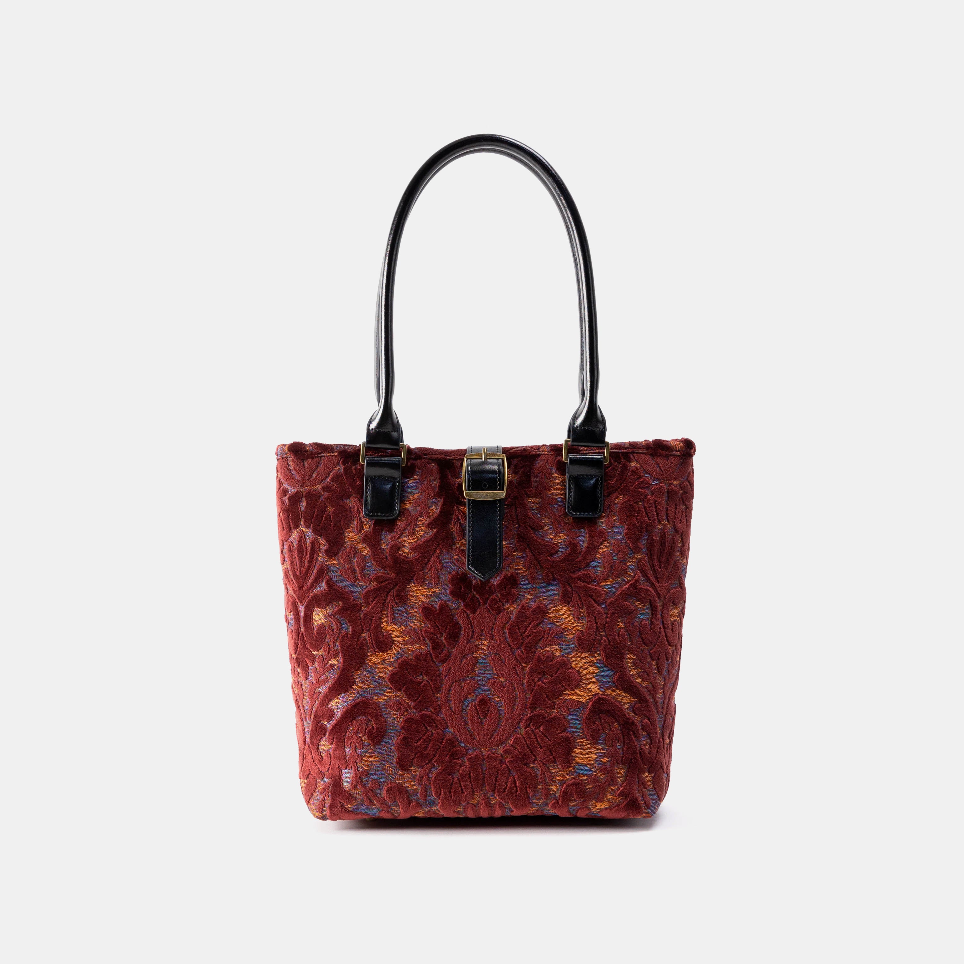 Burnout Velvet Wine Everyday Tote Carpetbag