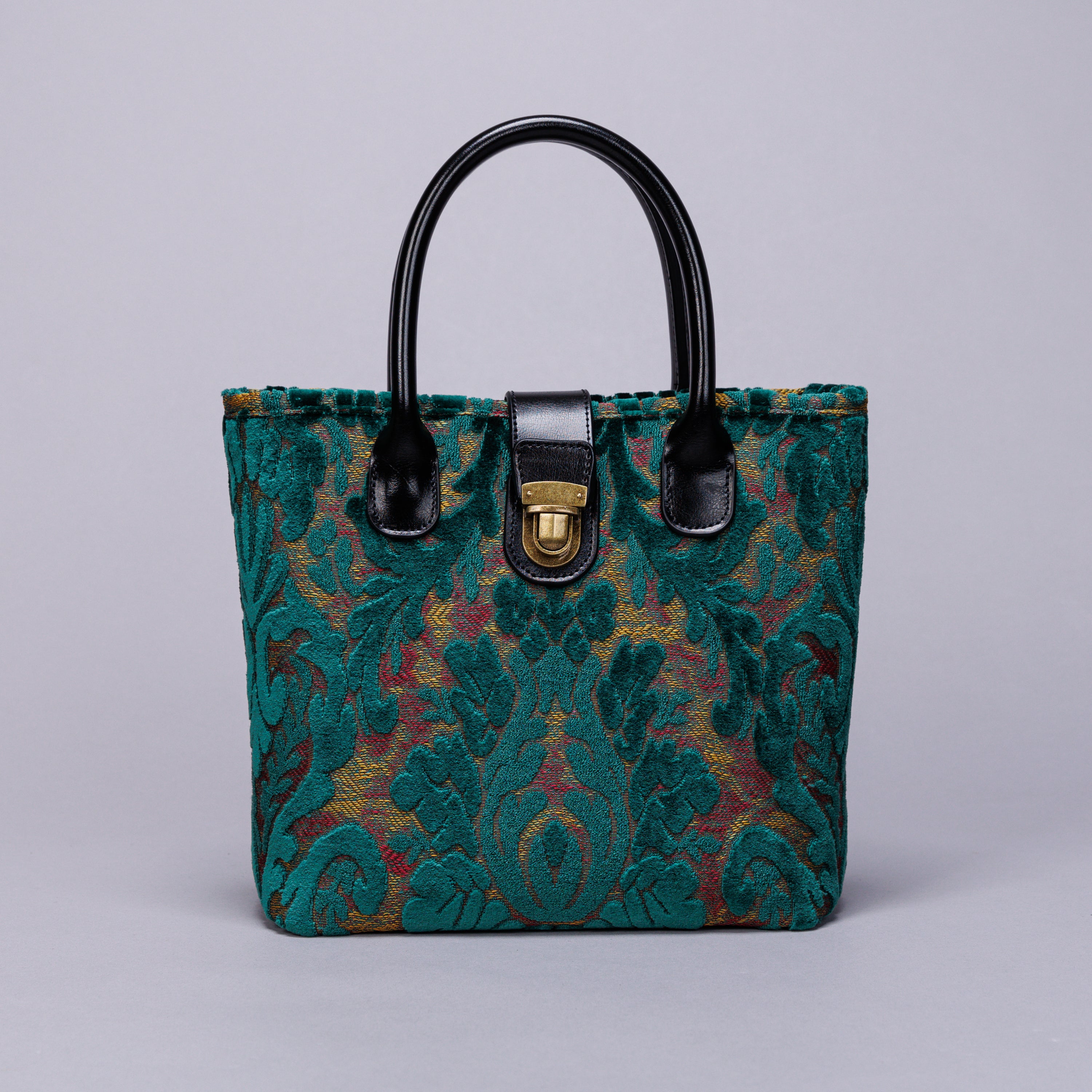 Mary Poppins Carpetbag Carpet Satchel Green