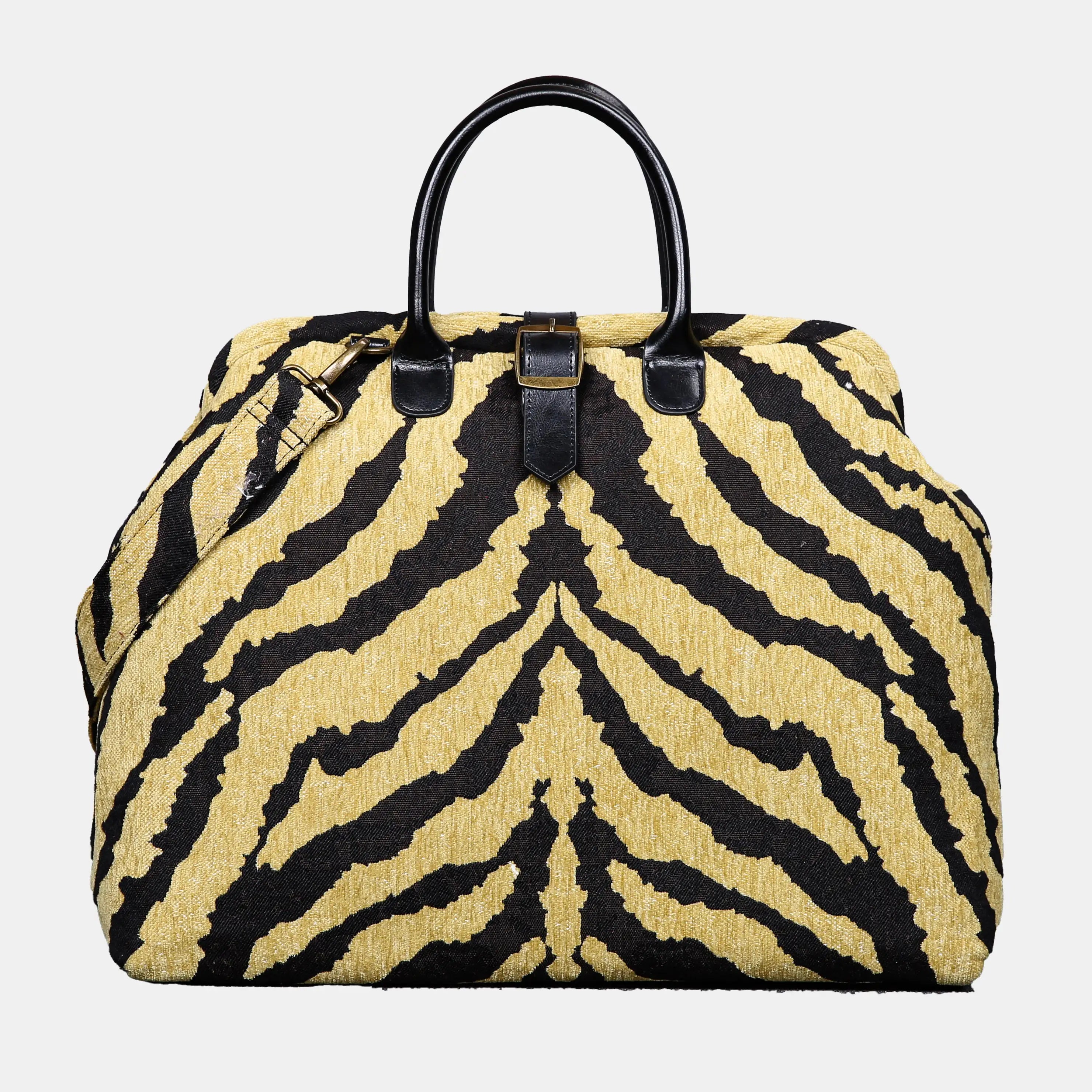 Tiger Stripe Mary Poppins Weekender Carpetbag of America main