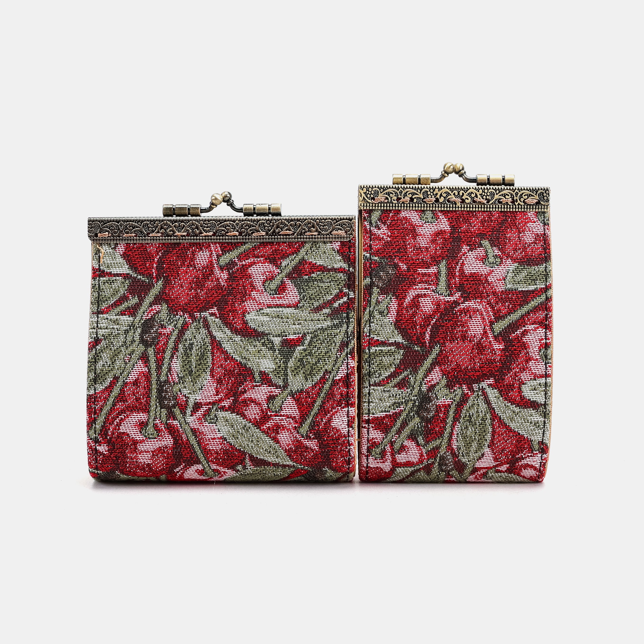 Cherry Cascade Card Wallet Carpetbag front