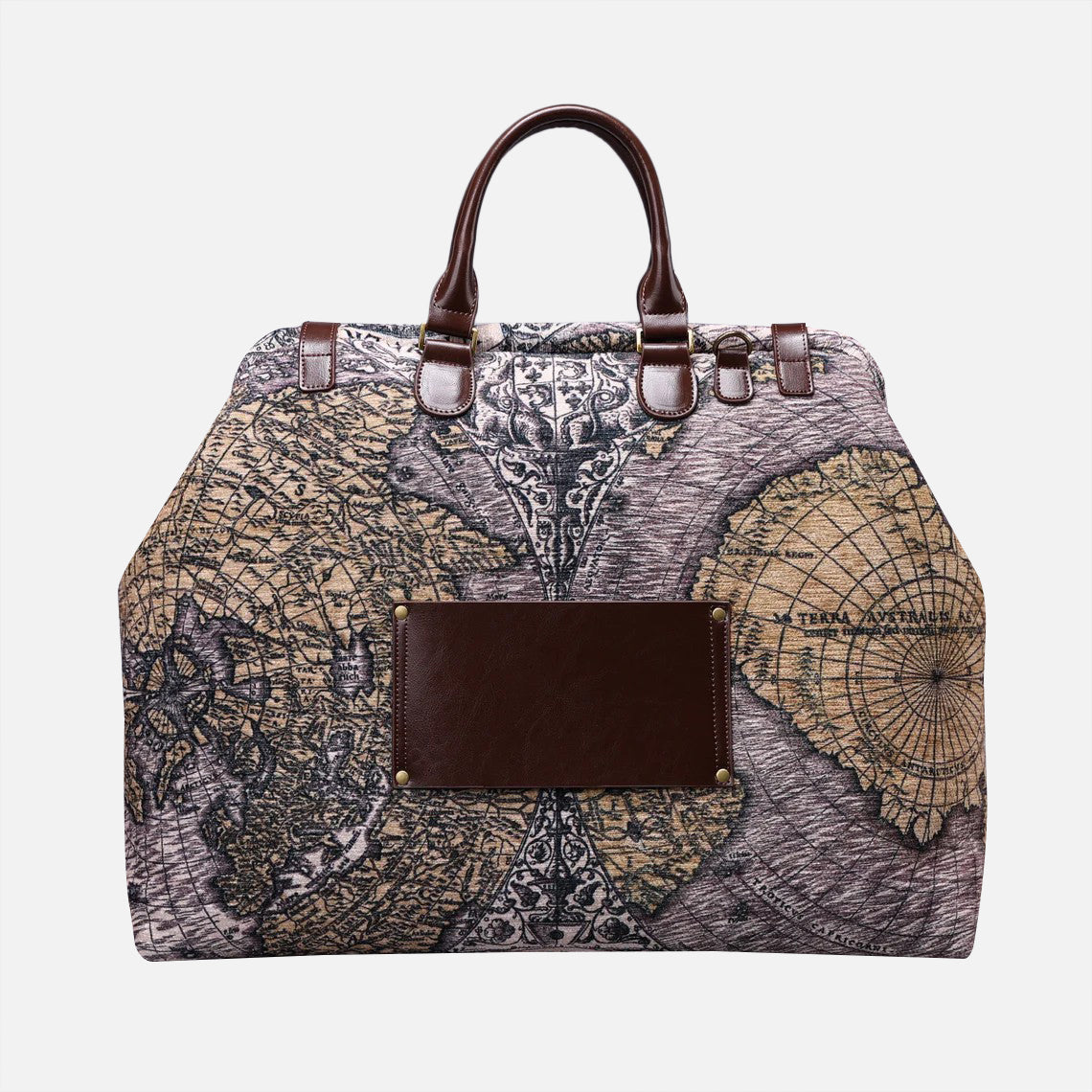 Ancient World Map Men's Carpetbag carpet bag MCW Handmade-3