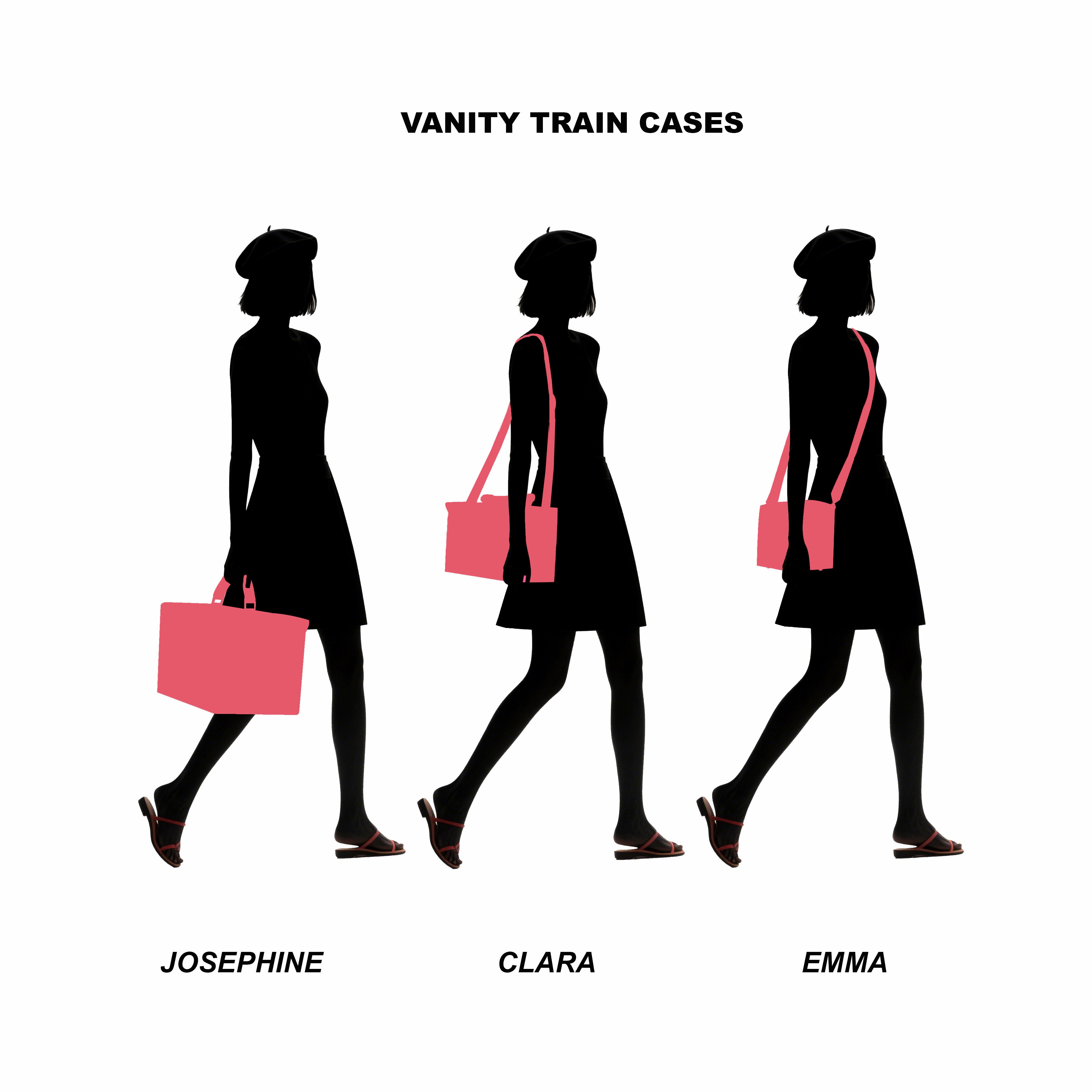 Burnout Velvet Revival Sienna Emma Small Train Case of America size guide