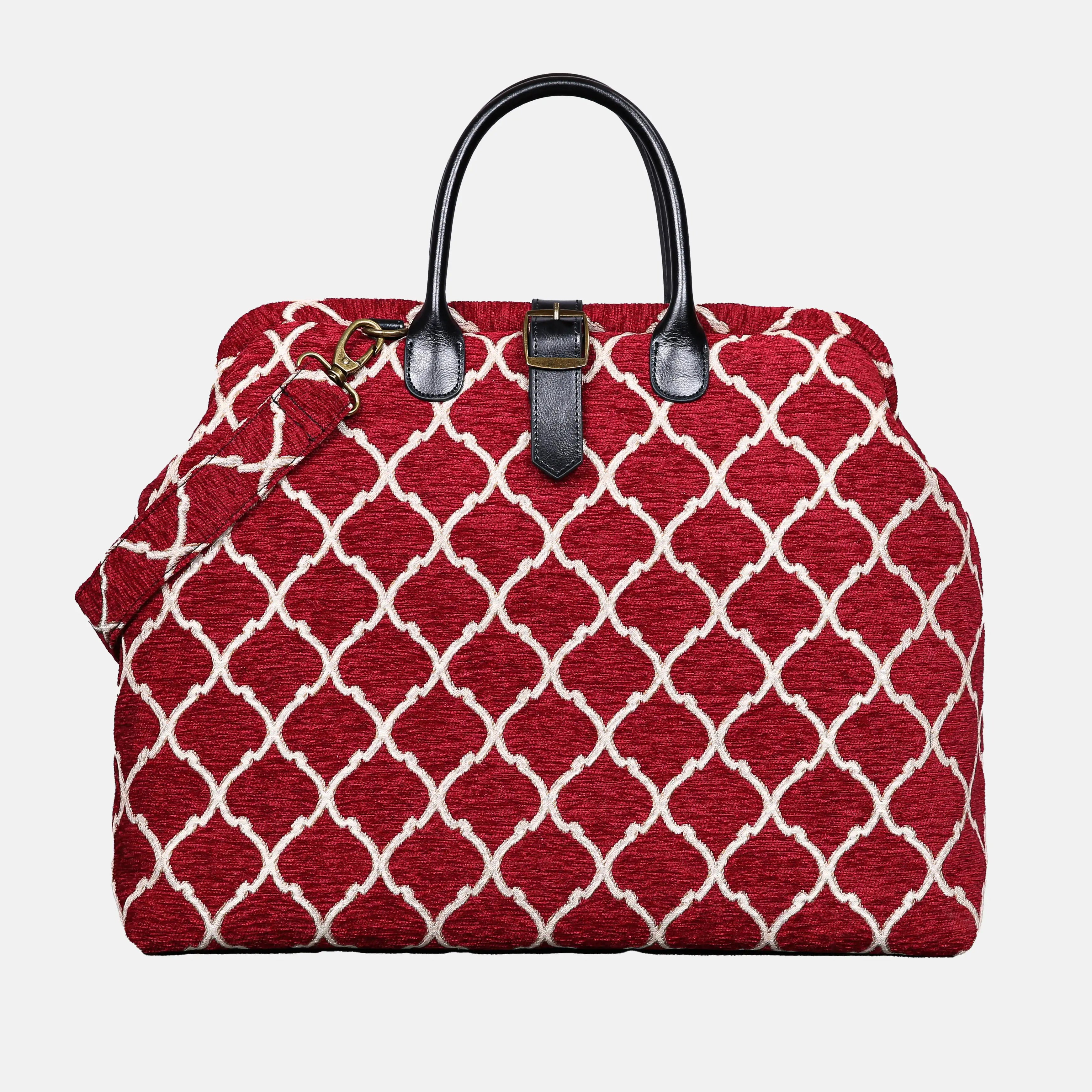 Quartz Red Mary Poppins Weekender Carpetbag of America main