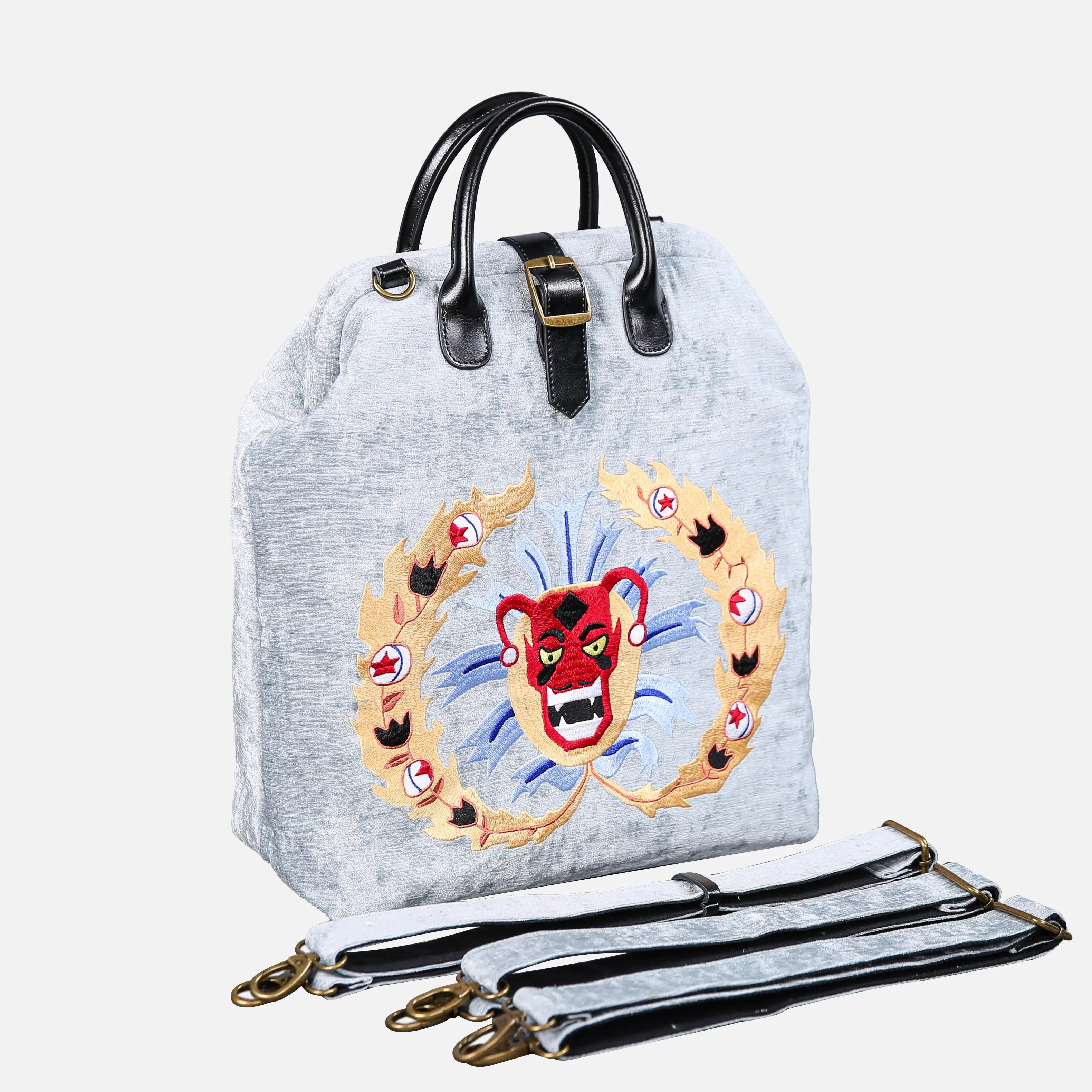 AHS the Devils Mouth Carpet Laptop Backpack Carpetbag of America front with shoulder straps