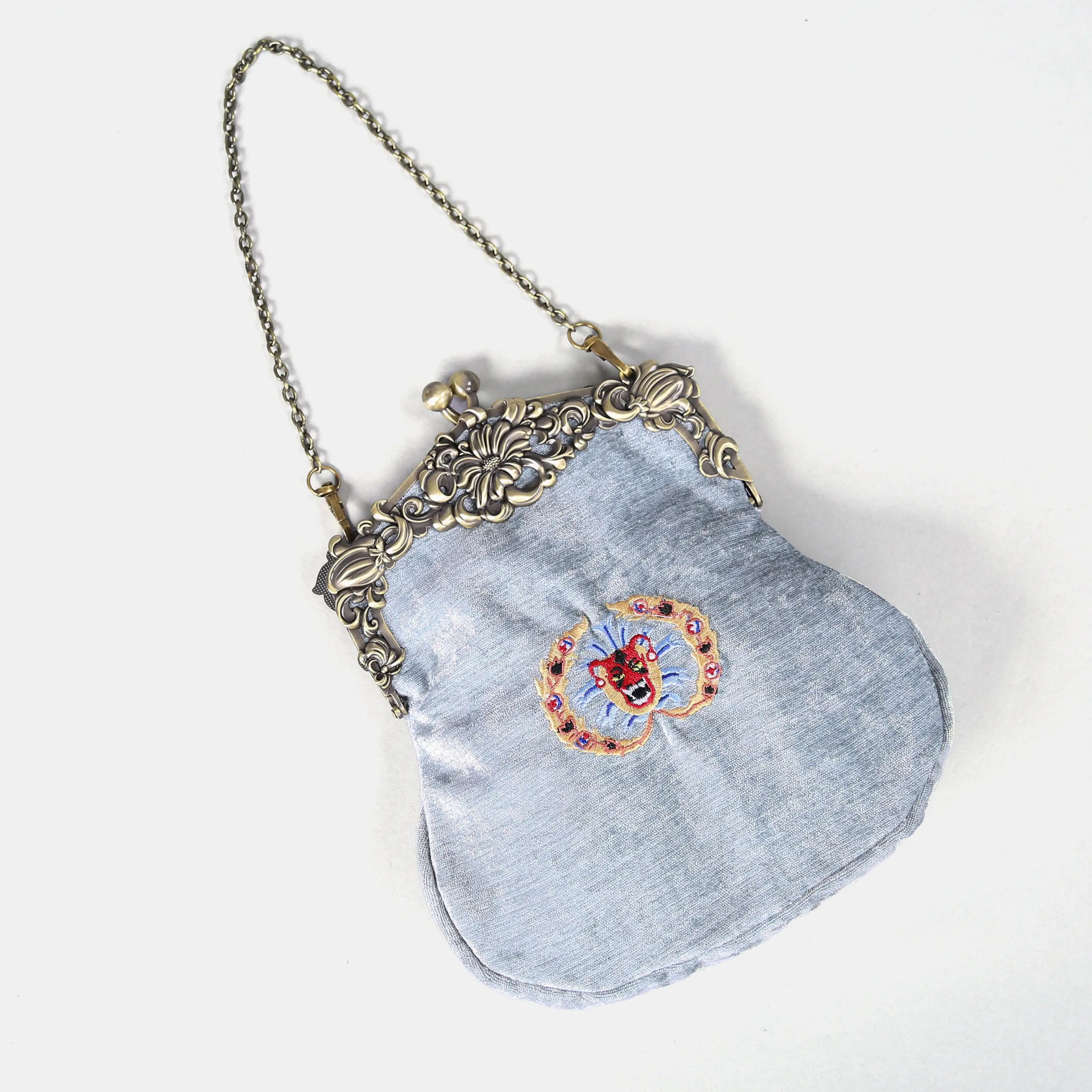 AHS the Devils Mouth Chatelaine Purse Large carpet bag of America lay flat