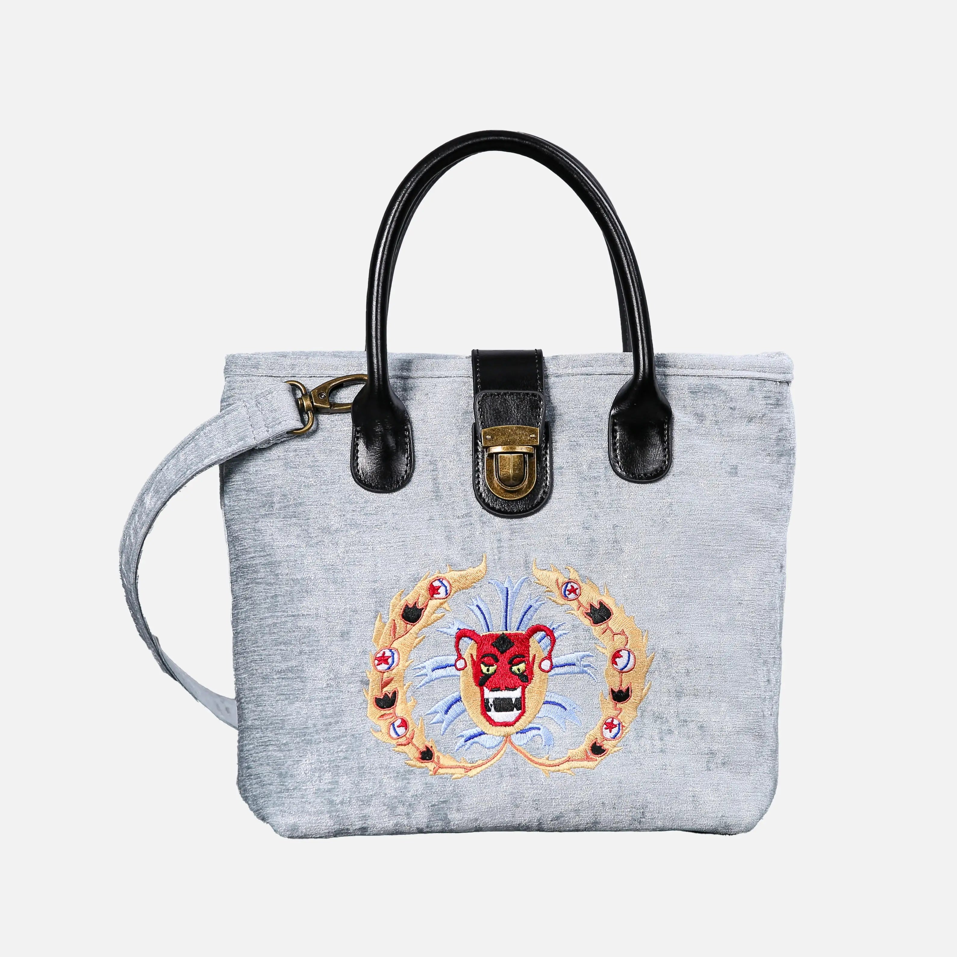 AHS the Devils Mouth Tuck Lock Carpet Satchel carpet bag MCW Handmade of America main