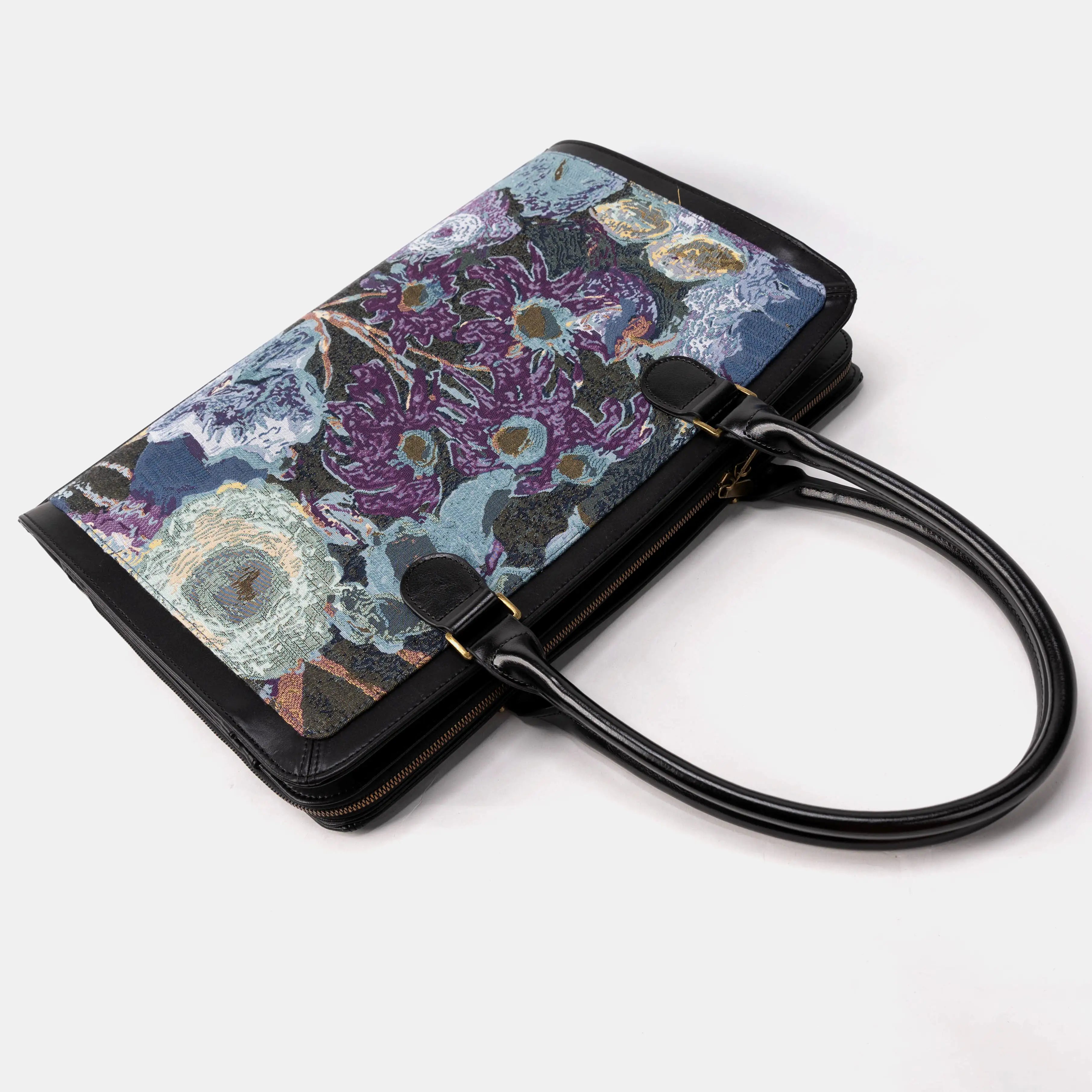 Abstract Blue Business Tote of America flat