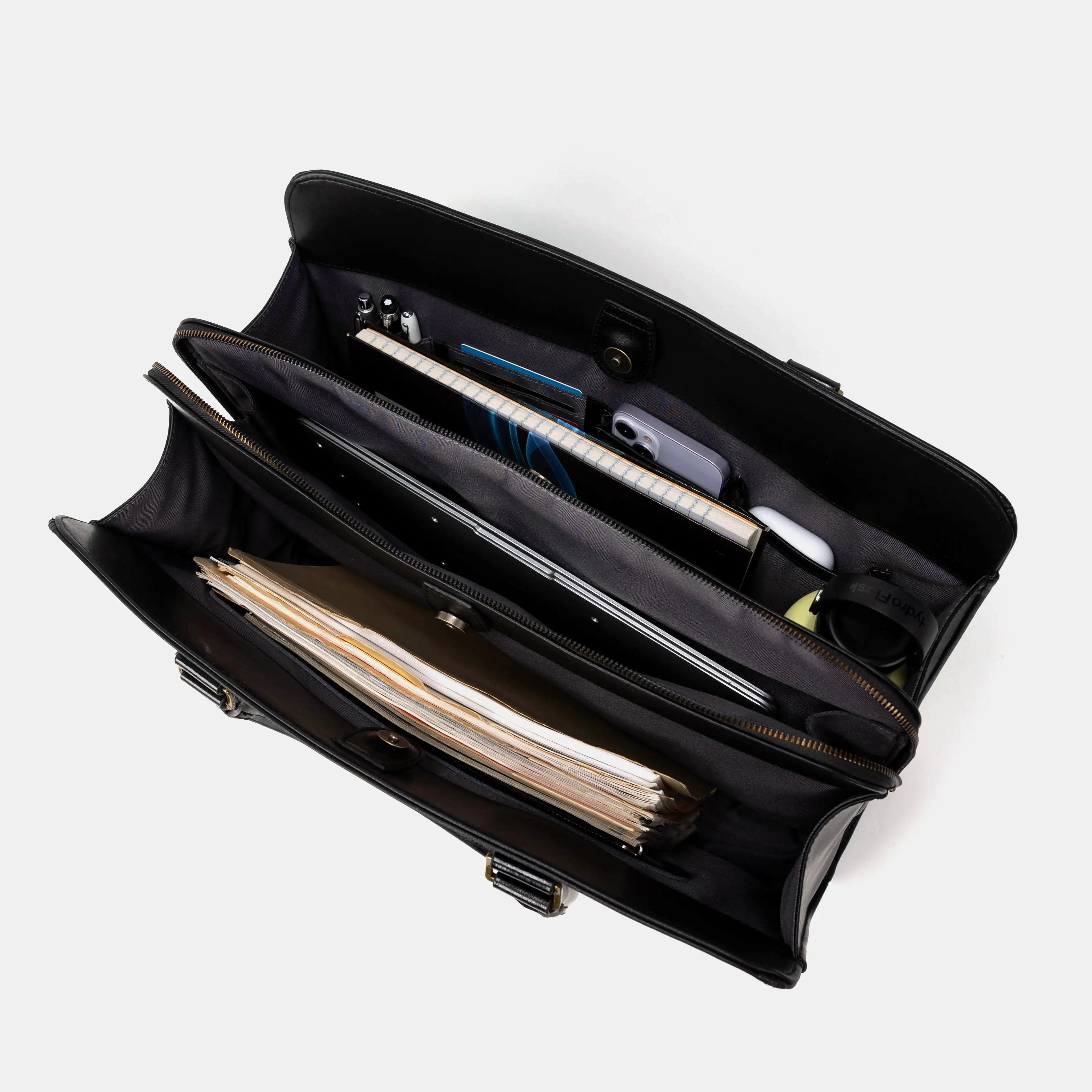 Abstract Blue Business Tote of America in use