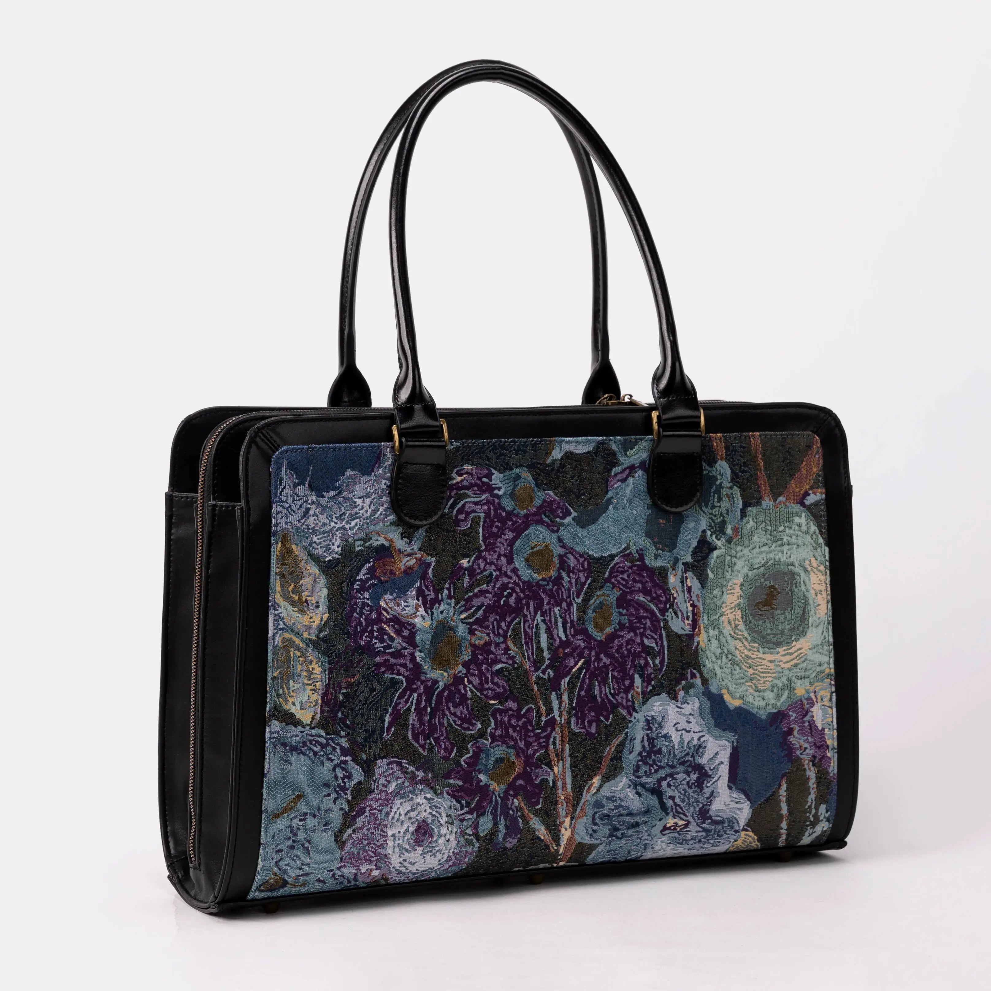 Abstract Blue Business Tote of America front
