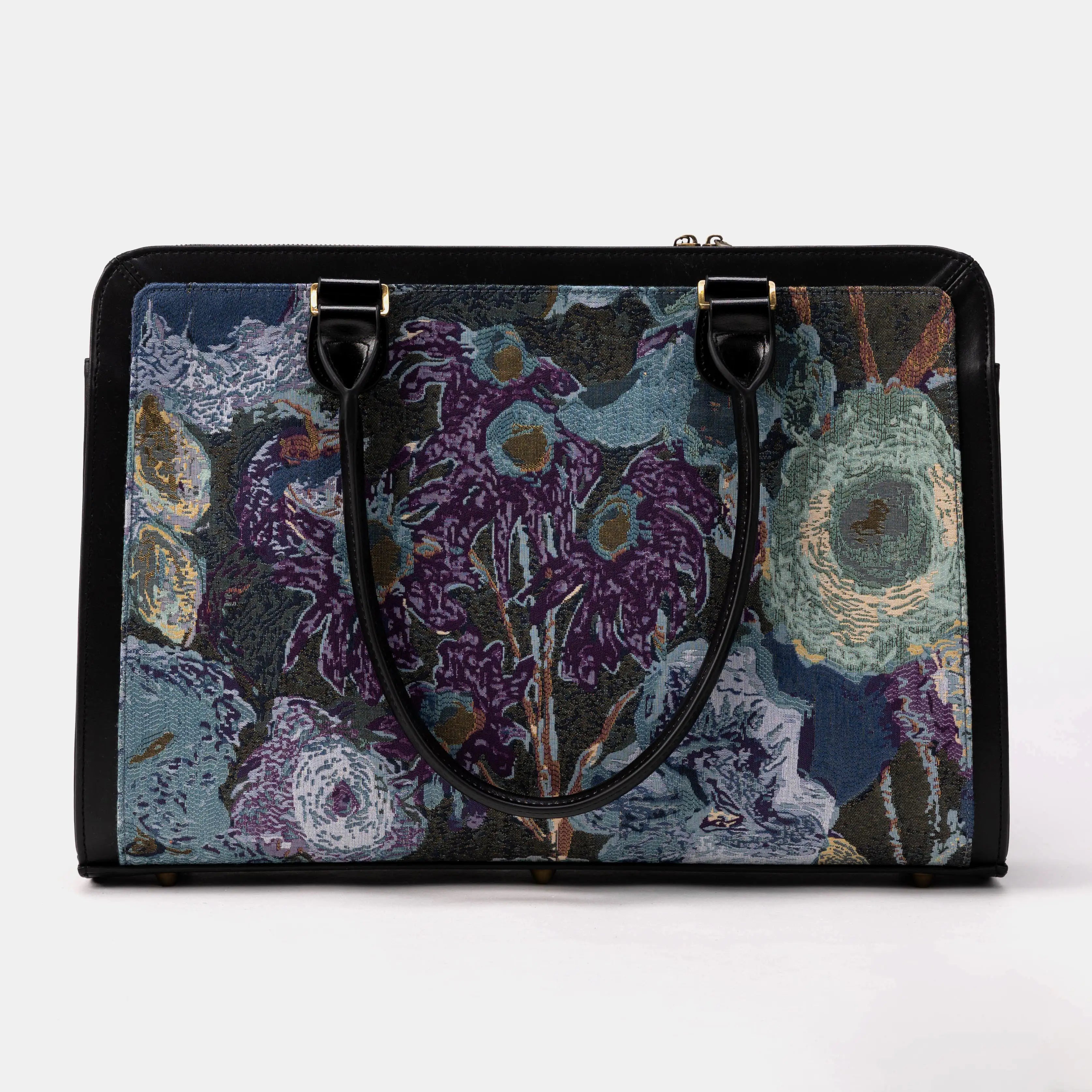 Abstract Blue Business Tote of America handle down