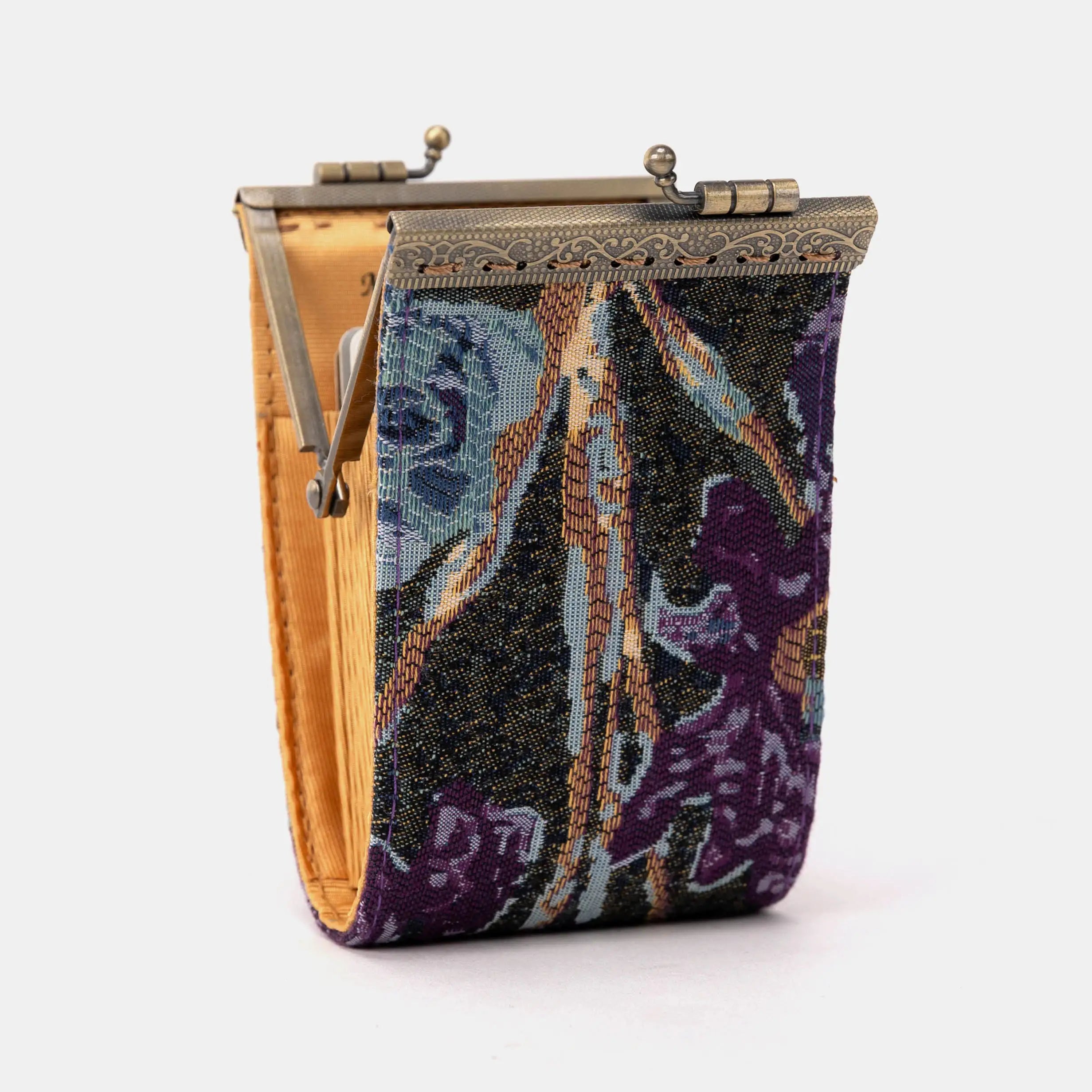 Abstract Blue Card Wallet of America side