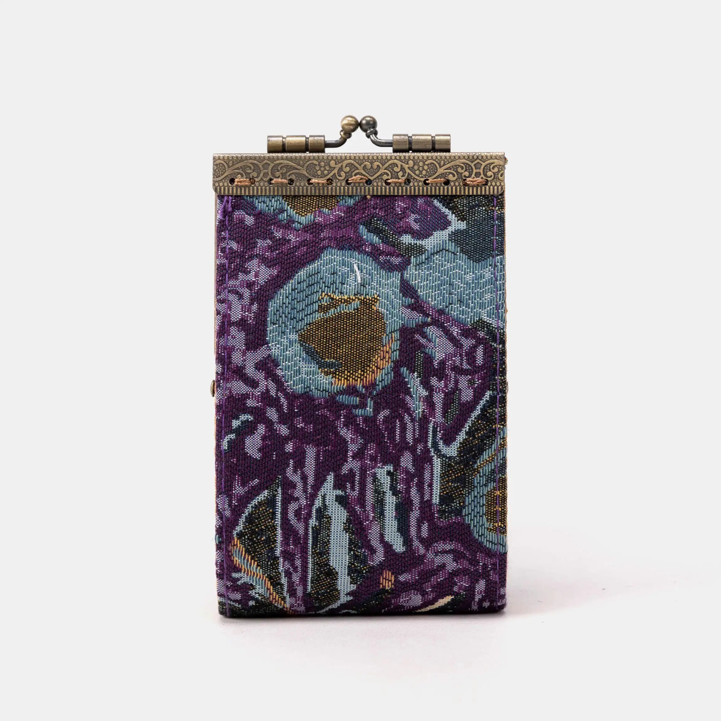 Abstract Blue Card Wallet of America back