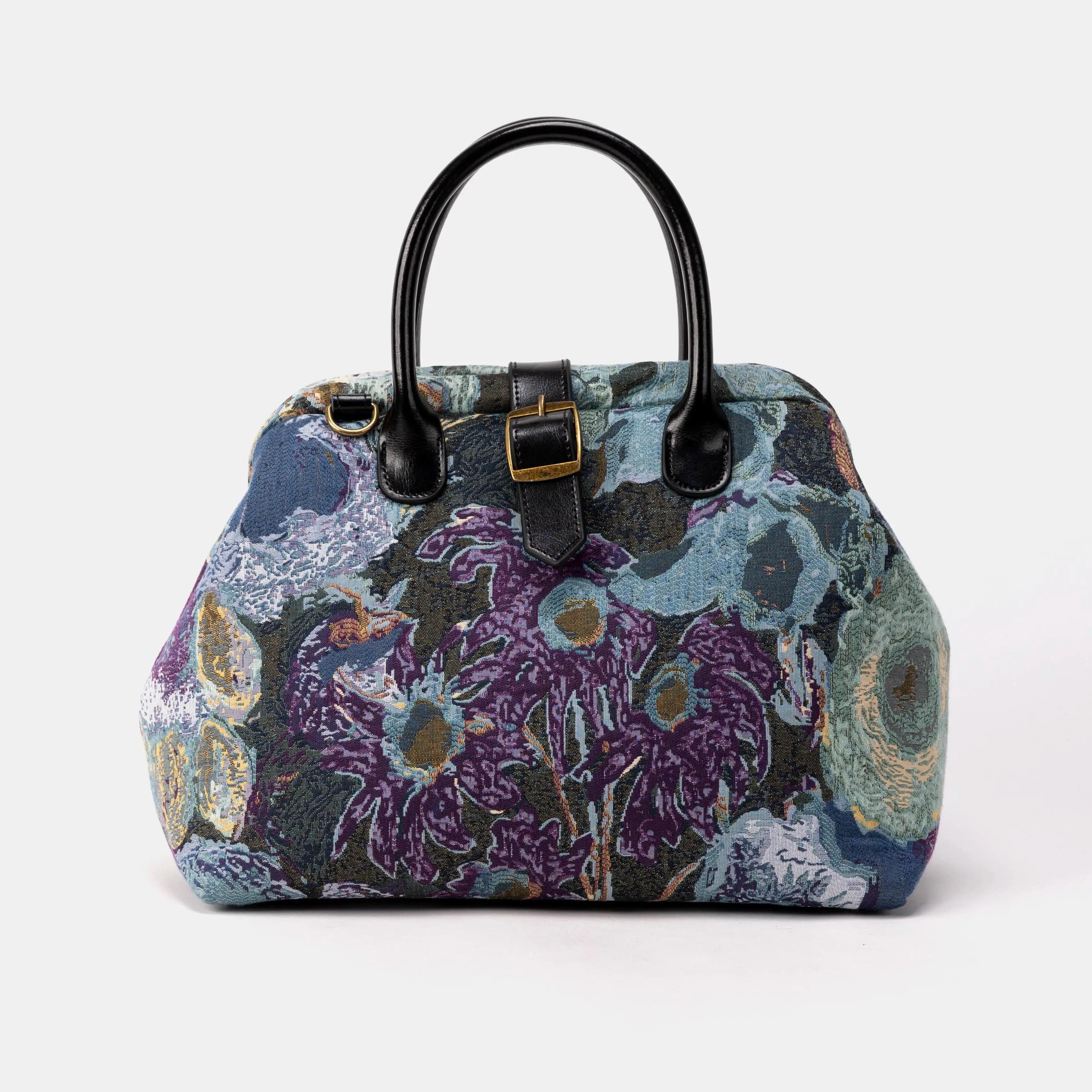 Abstract Blue Carpet Handbag Purse of America main