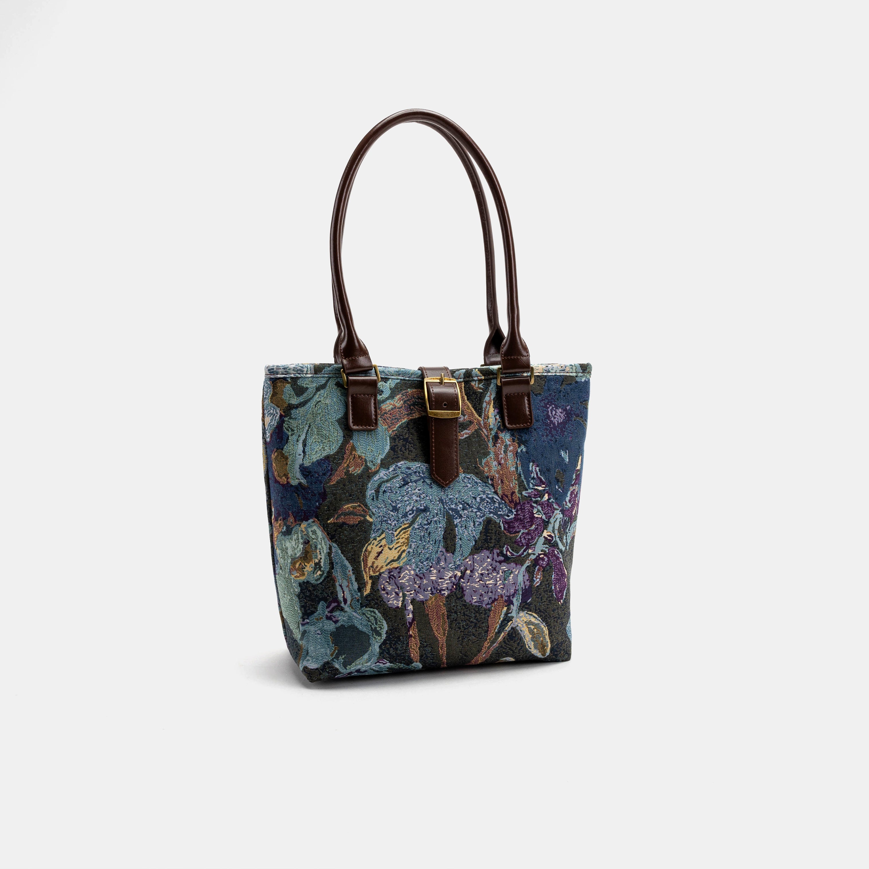 Abstract Blue Everyday Tote Bag of America front side