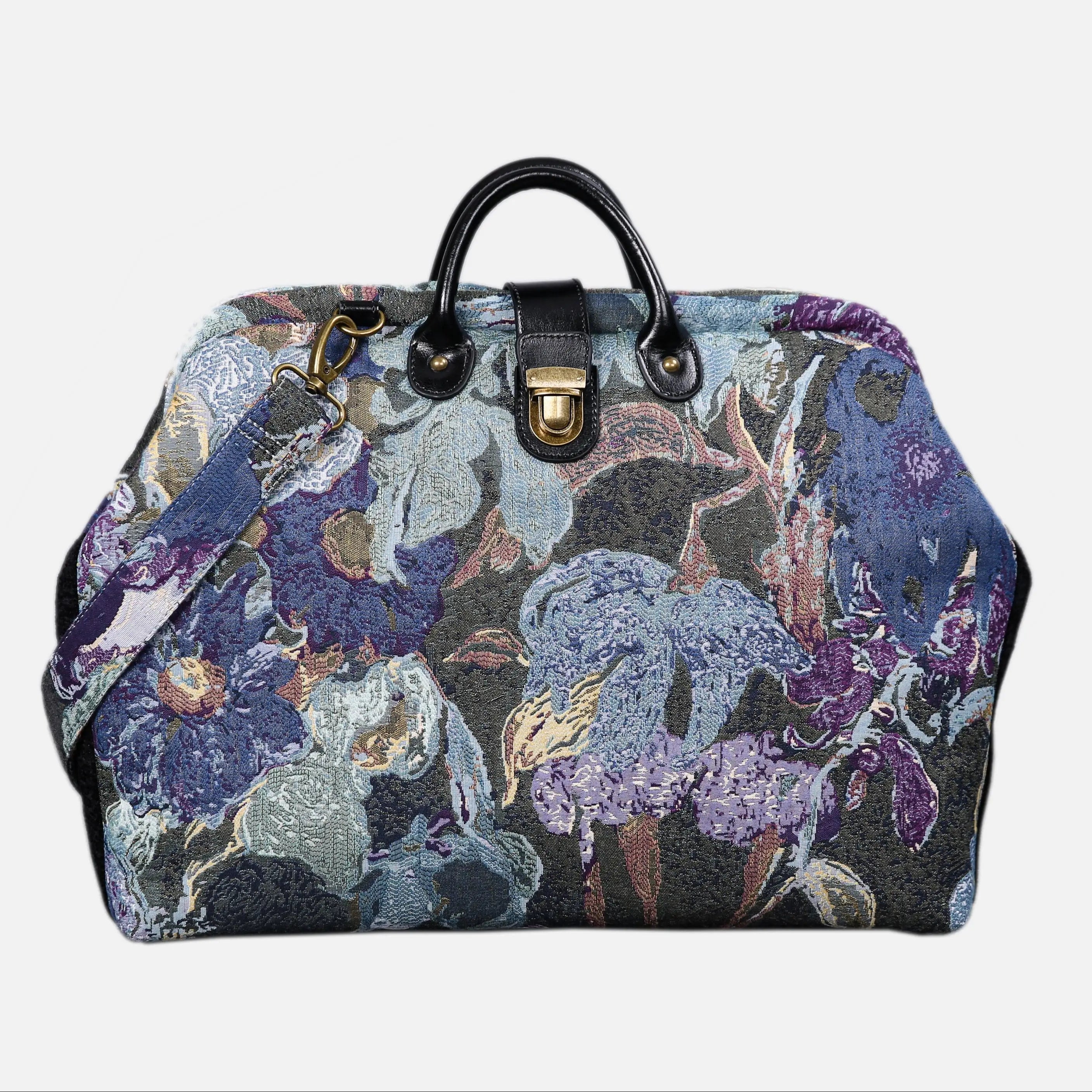 Abstract Blue carpet bag of America main