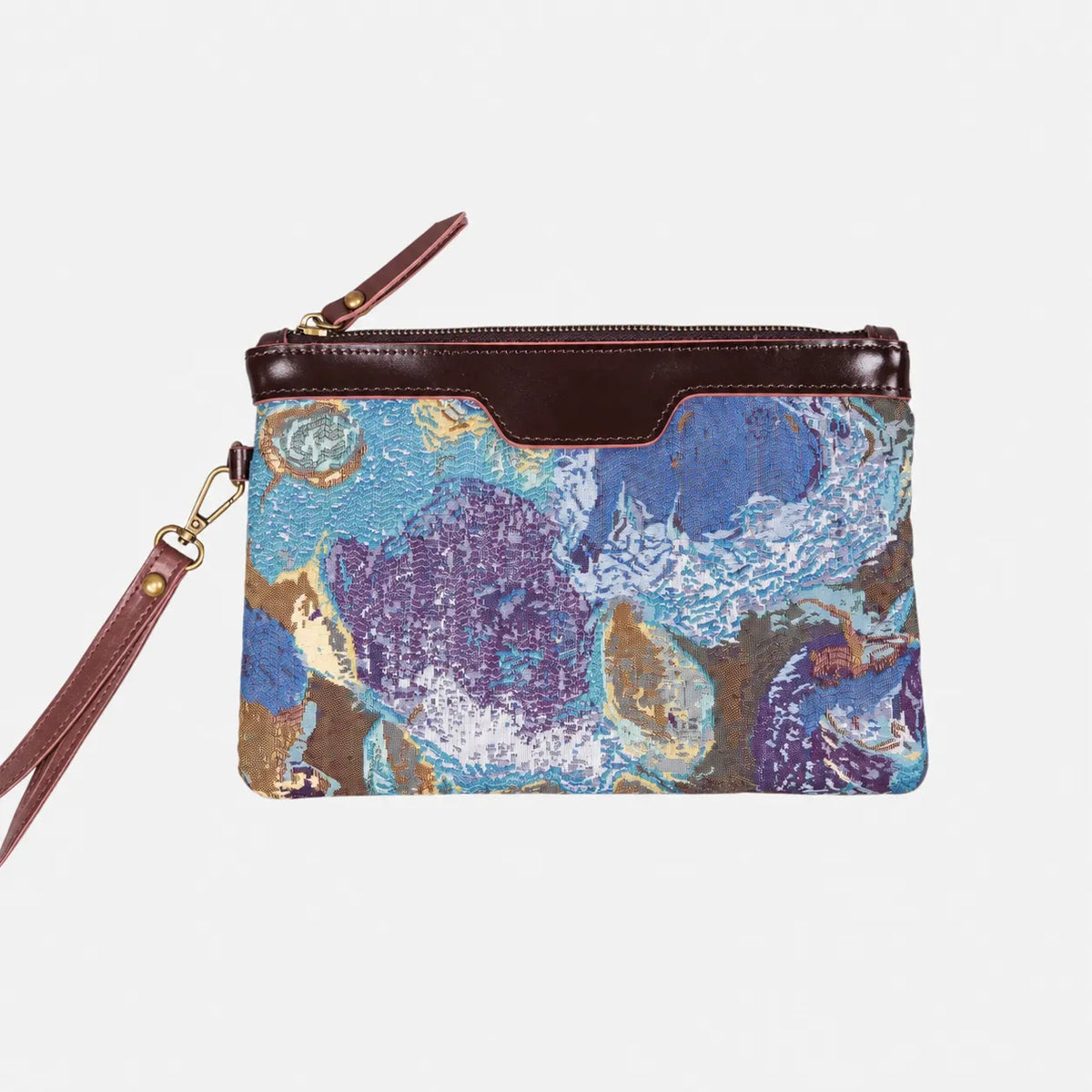 Abstract Blue Color carpet bag MCW Handmade main