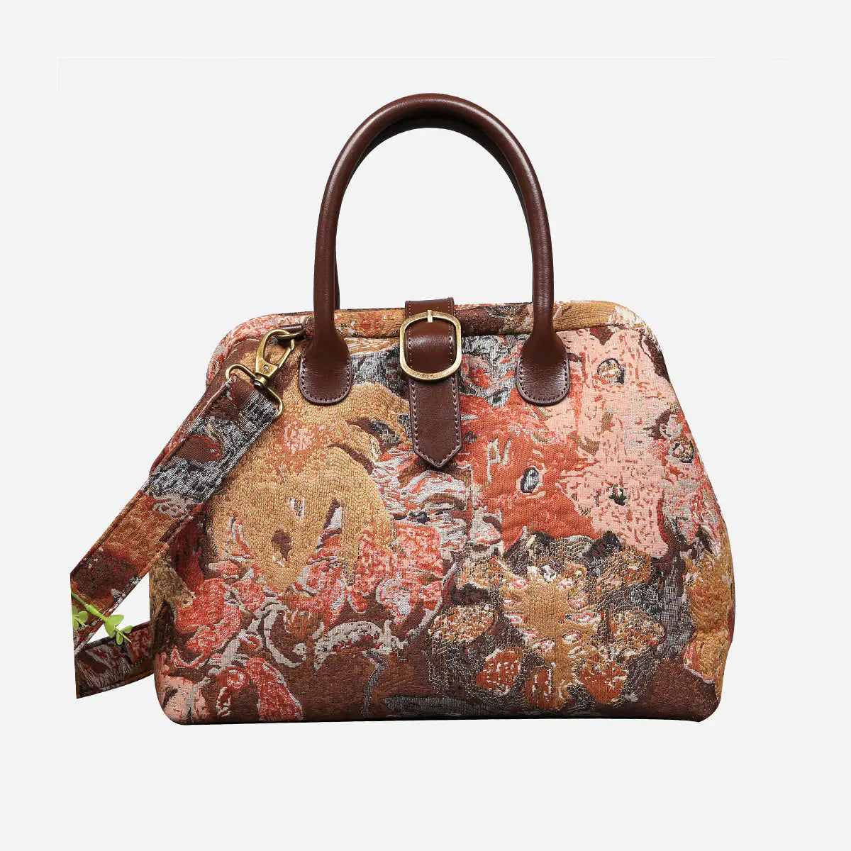 Abstract Brown Carpet Handbag Purse carpet bag MCW Handmade of America main