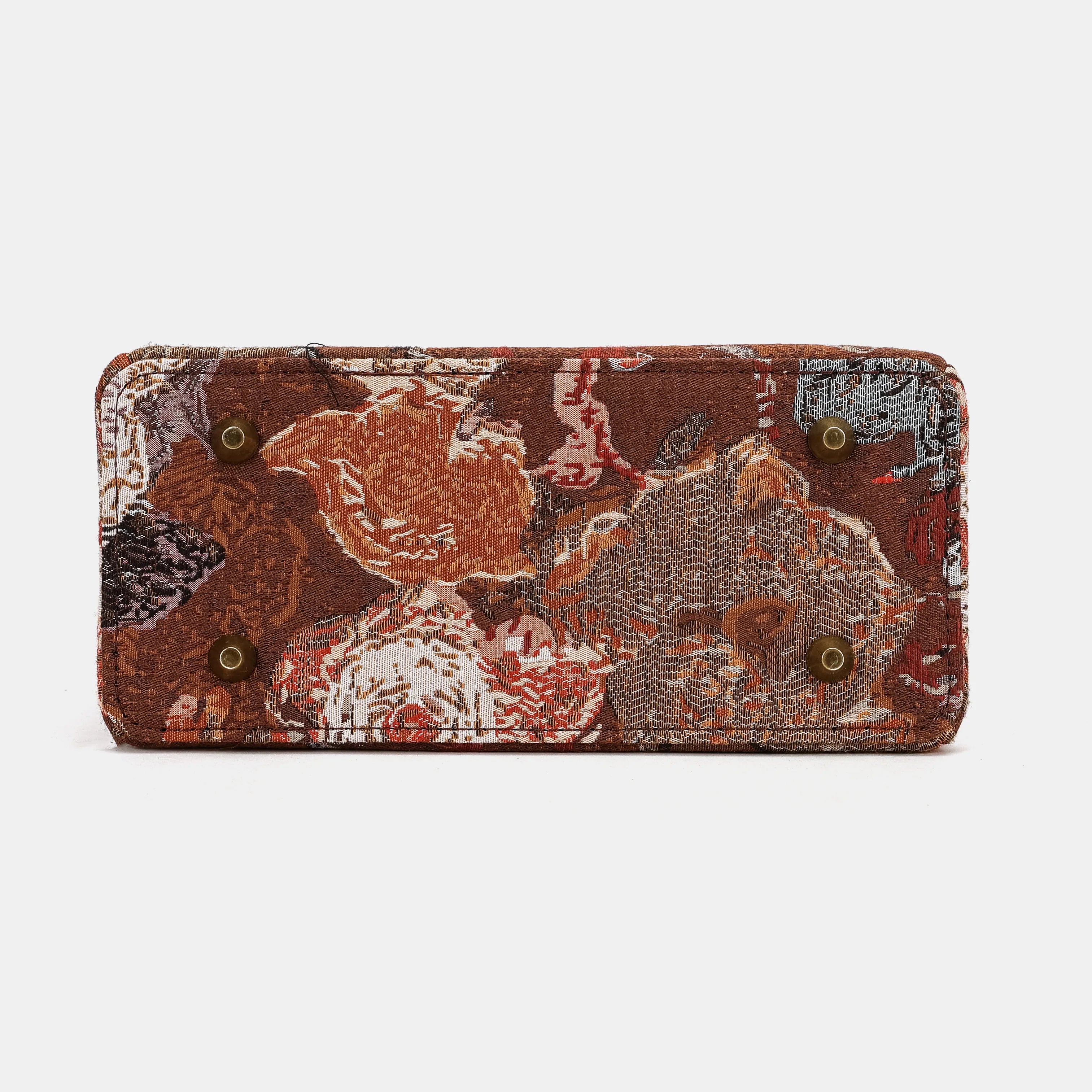 Abstract Brown Helena Carpet Gladstone Backpack of America bottom