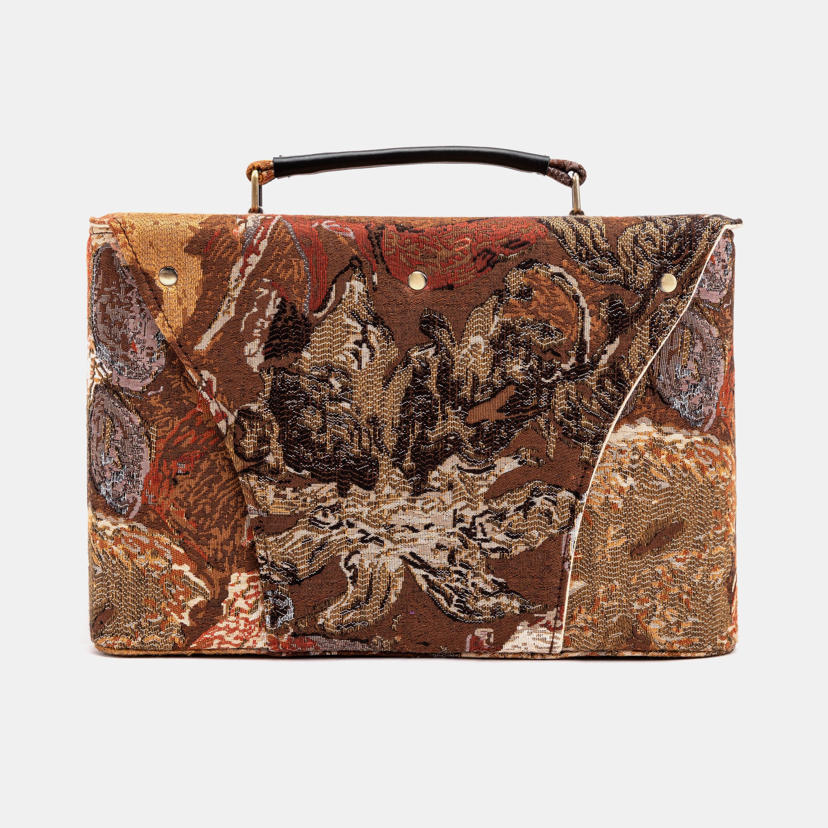 Abstract Brown Josephine Large Train Case of America back