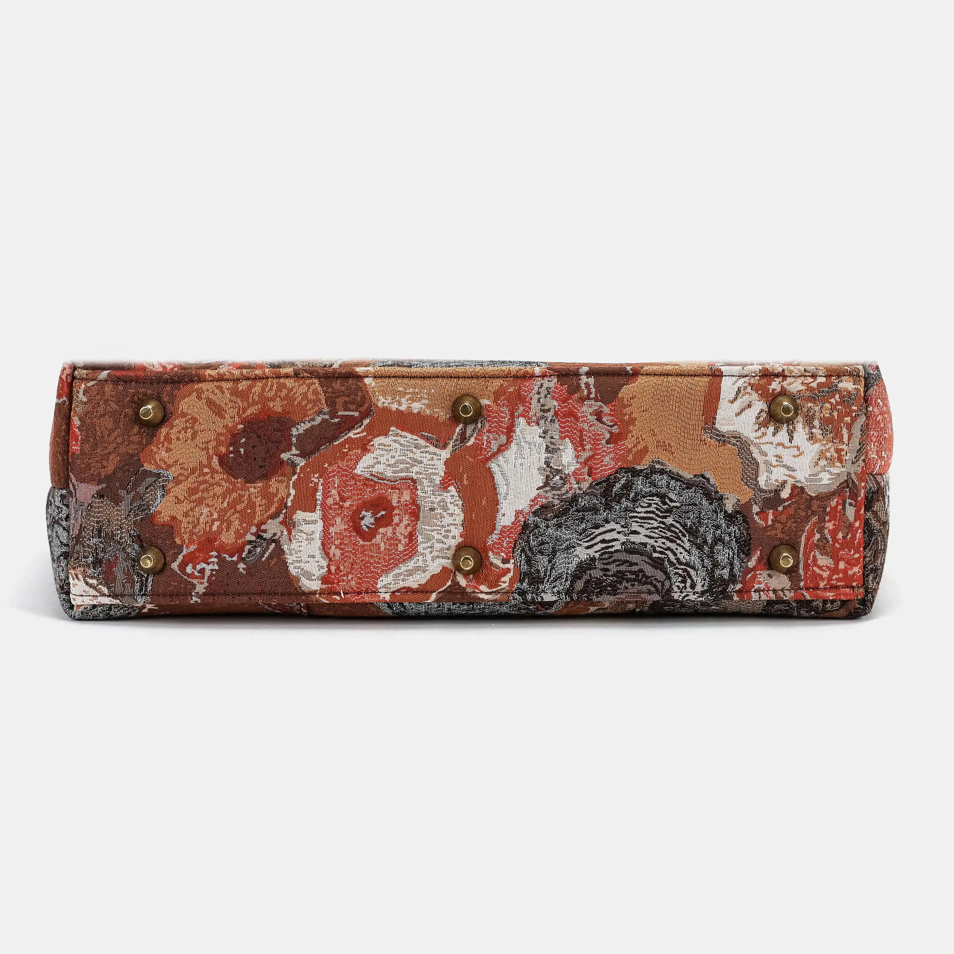Abstract Brown Laptop Work Bag of American bottom