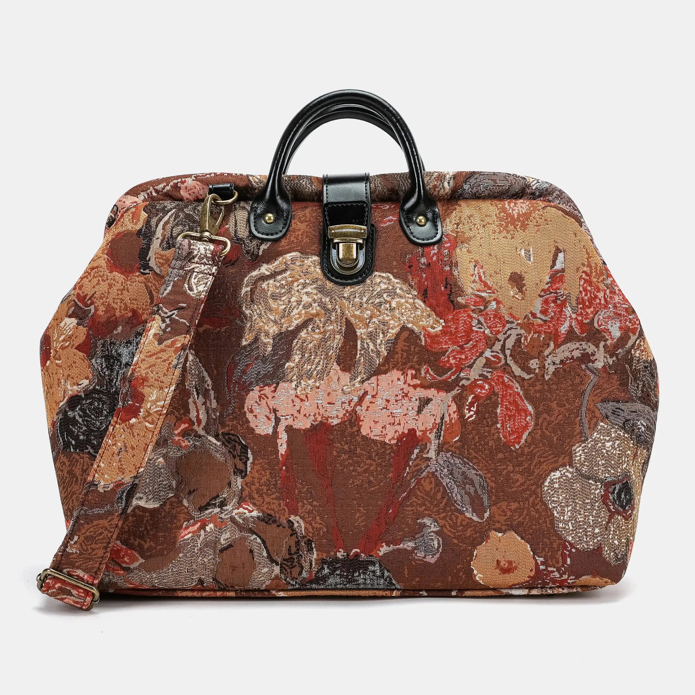 Abstract Brown Laptop Work Bag of American main