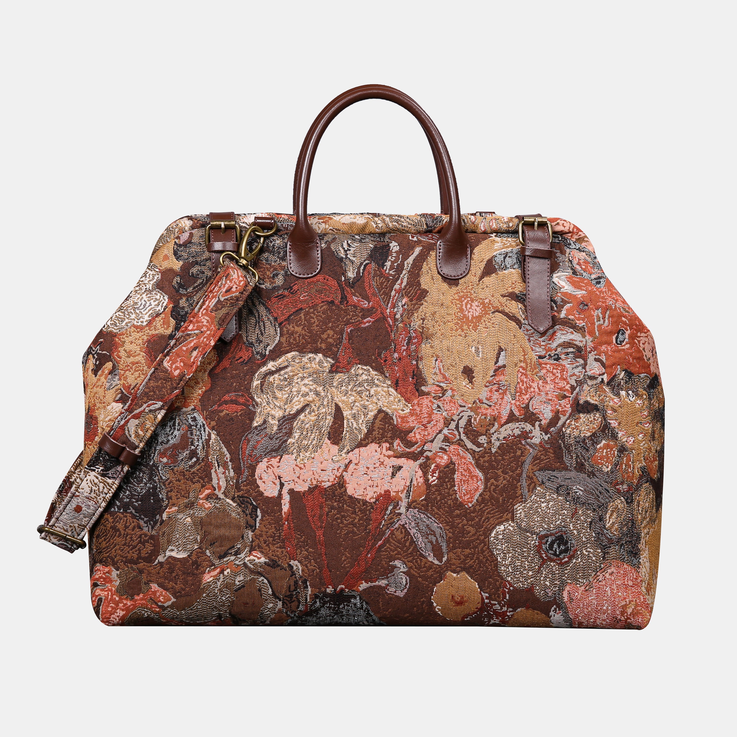 Abstract Brown Large Carpetbag of America main