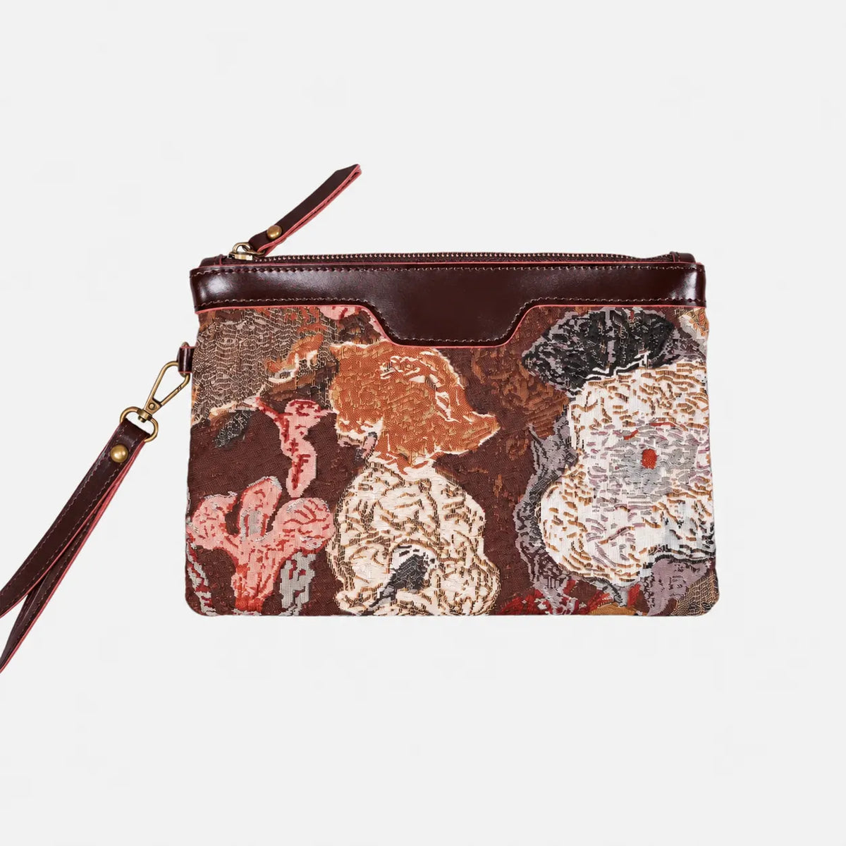 Abstract Brown Color carpet bag MCW Handmade main