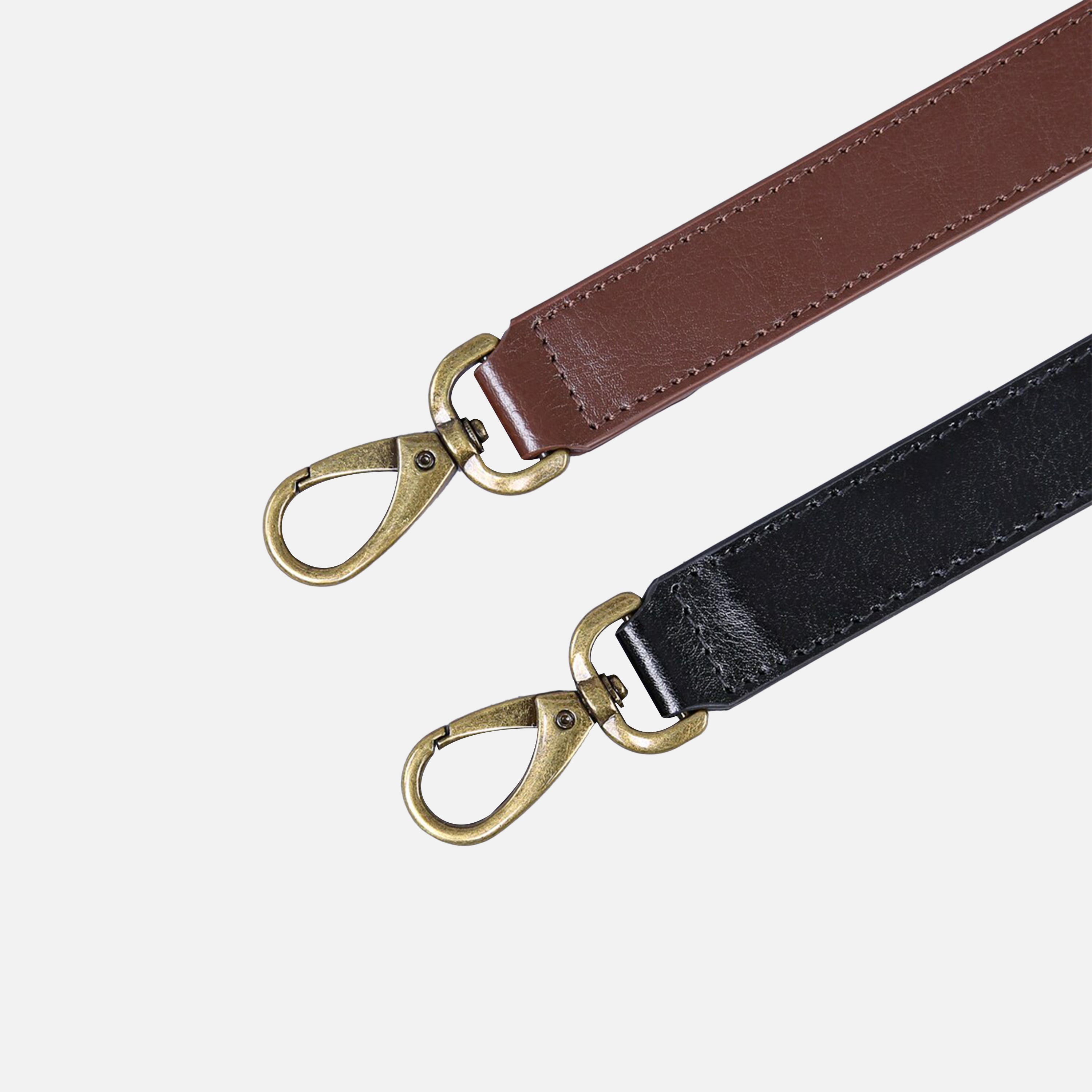 Adjustable Leather Shoulder 1" Strap for Medium to Large Bags of America hook