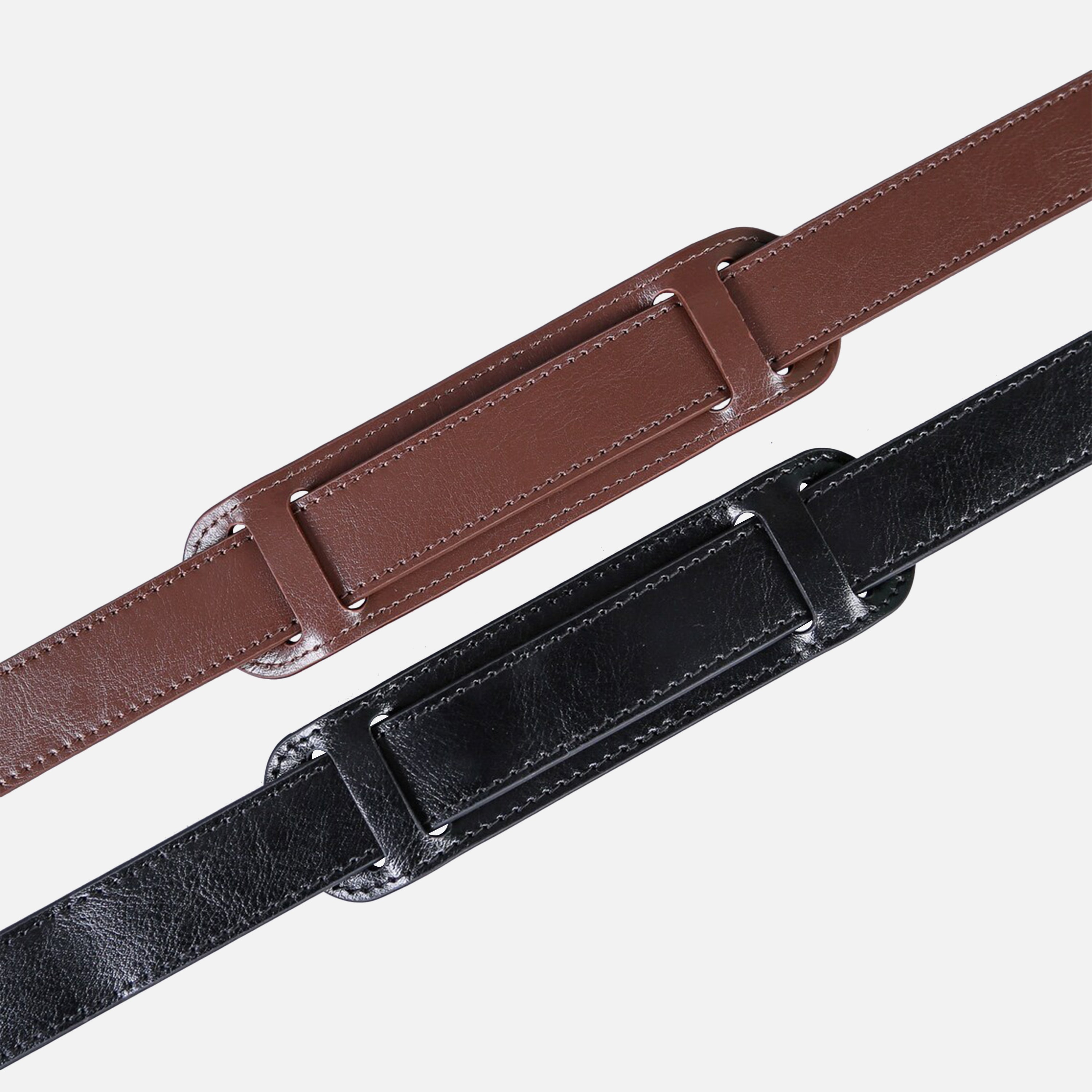 Adjustable Leather Shoulder 1" Strap for Medium to Large Bags of America detail
