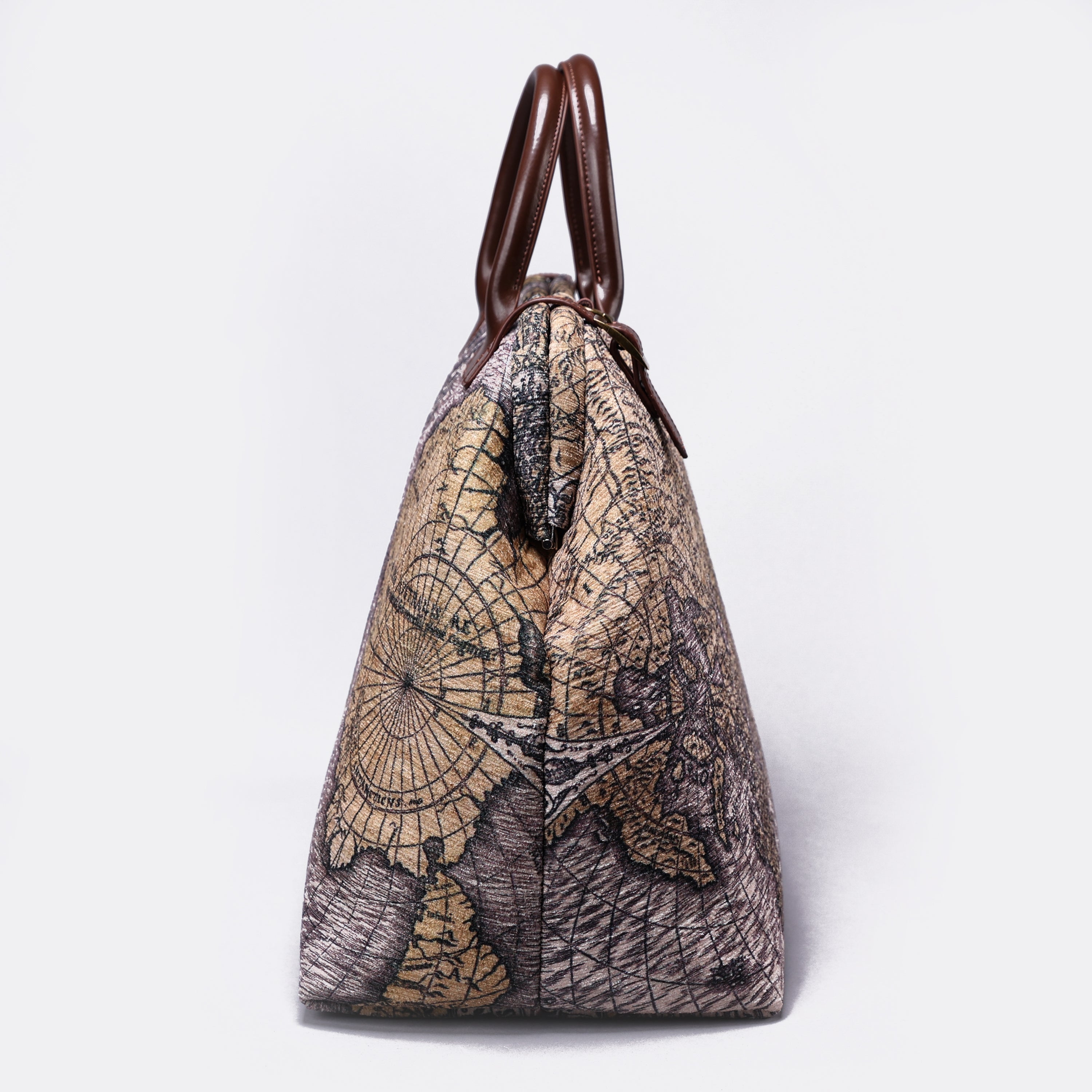Ancient Map Large Carpetbag Carpetbag of America side