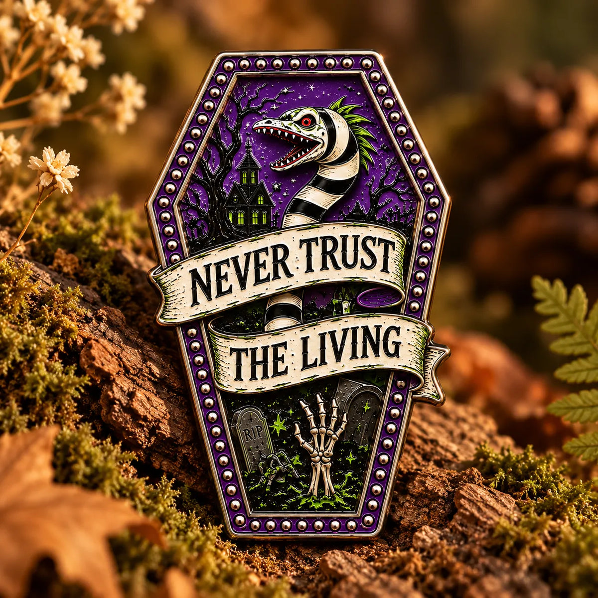 Beetlejuice Inspired Brooches | 6 Designs | MCW Never Trust the Living