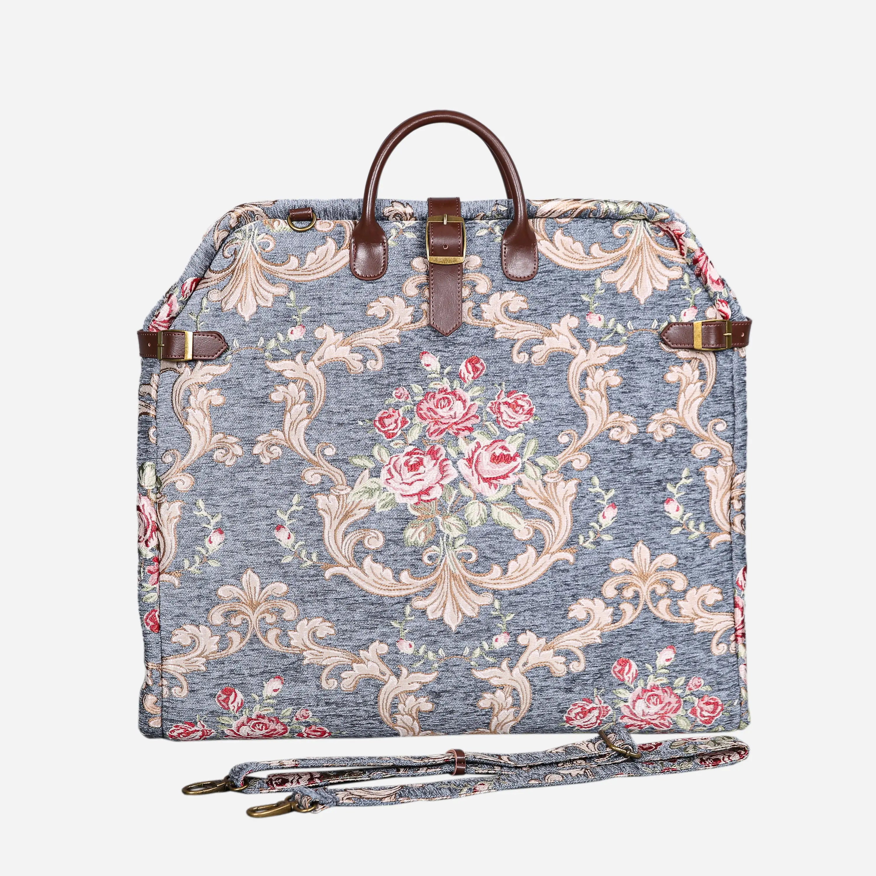Baroque Garden Grey Carpet Garment Bag carpet bag of America main