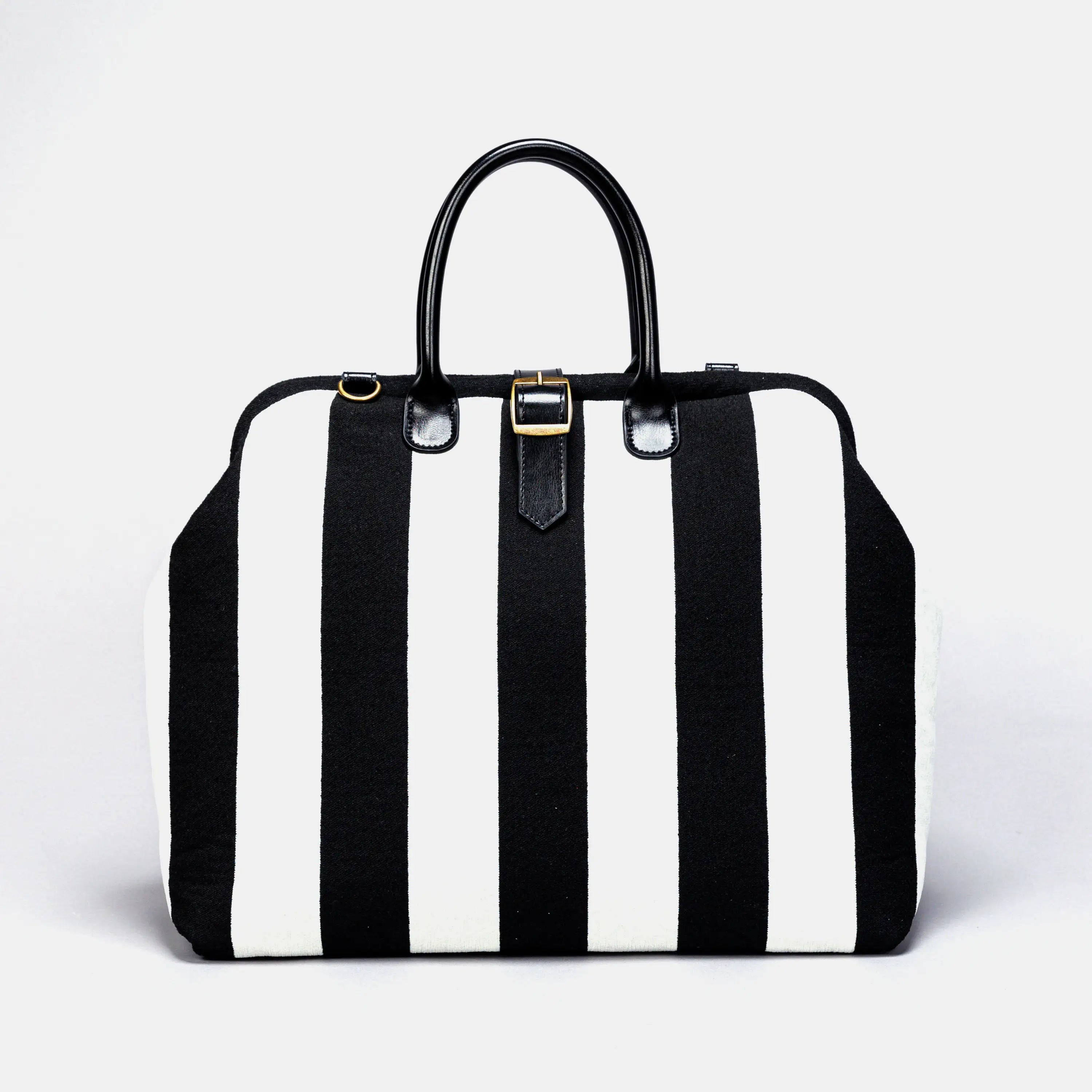 Black & White Beetlejuice Mary Poppins Weekender Carpetbag of America main