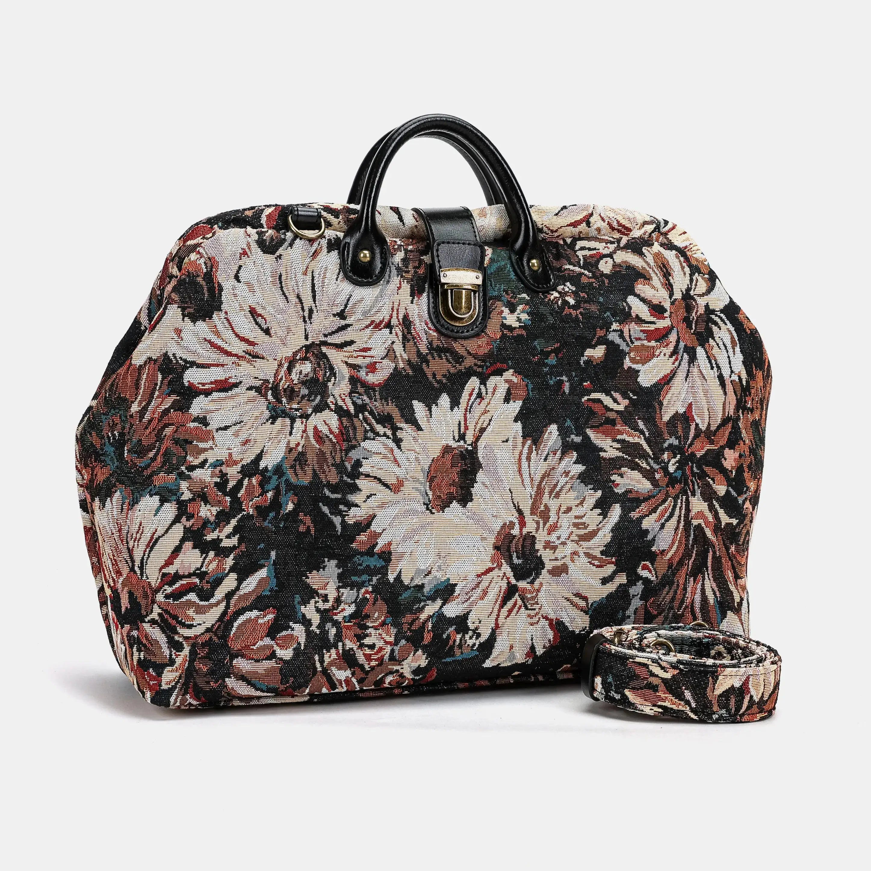 Daisy Black Laptop Work Bag of America with a shoulder strap