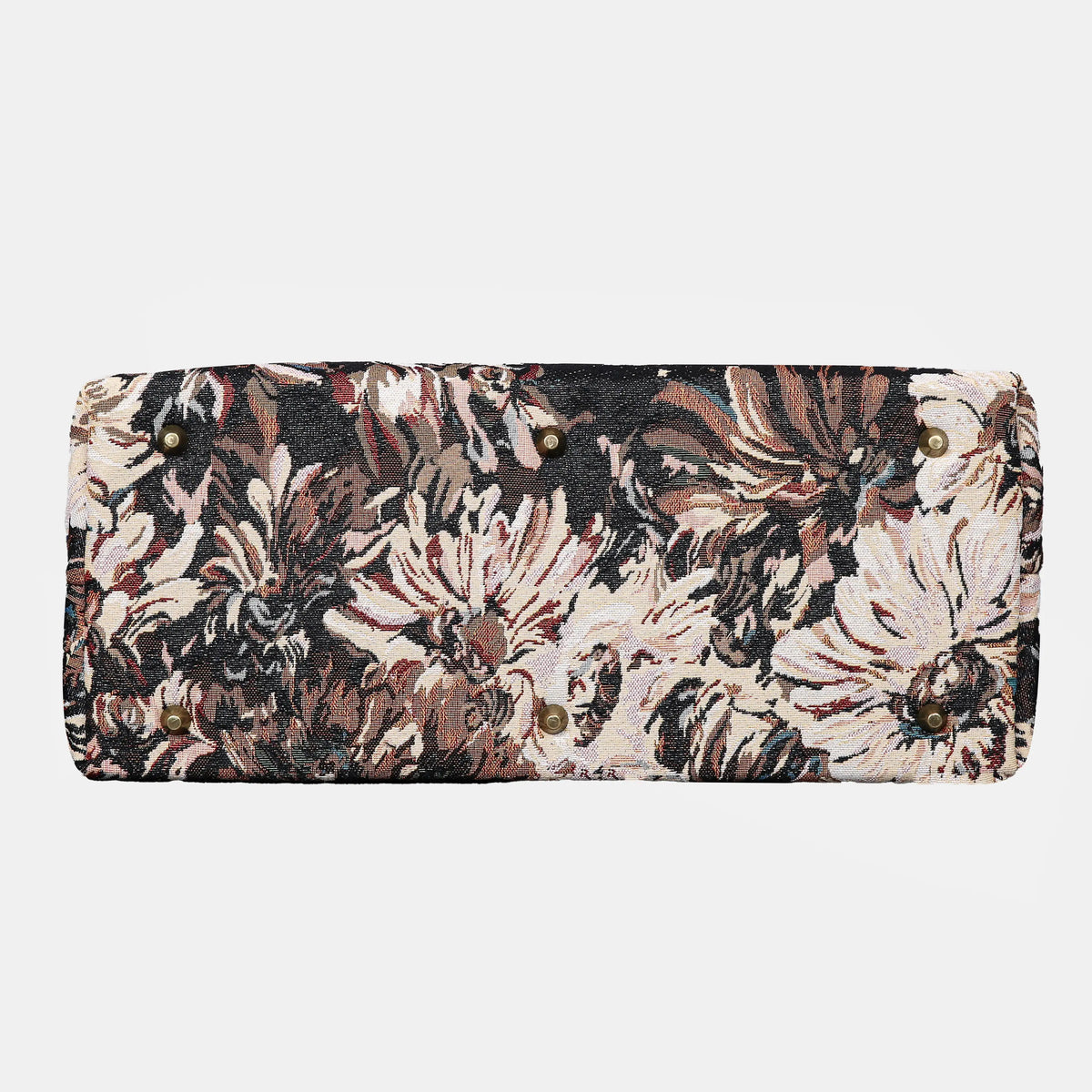 Blooming Daisy Black Mary Poppins Weekender Carpetbag of America bottom