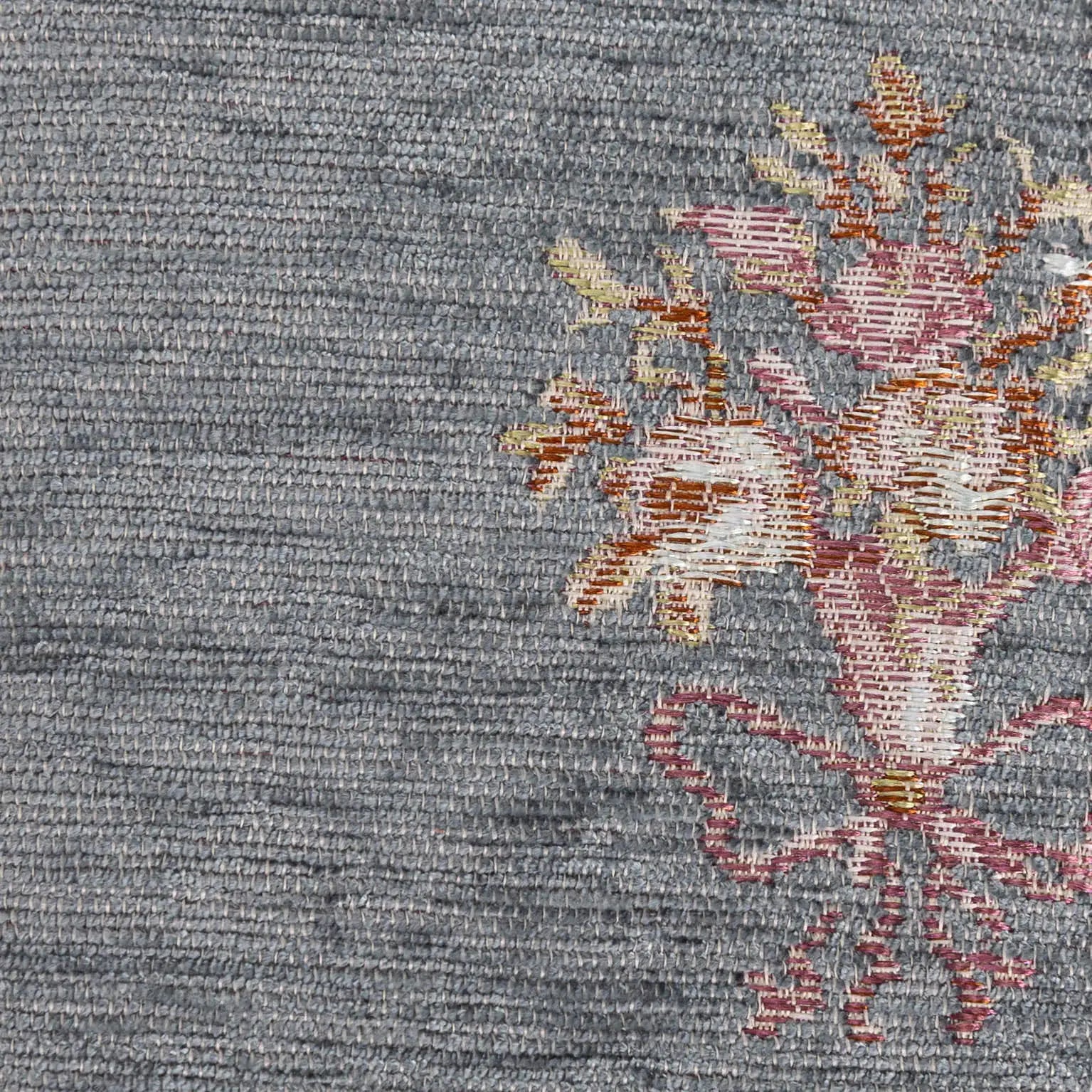 Bouquet Grey Flap Checkbook Cover of America detail