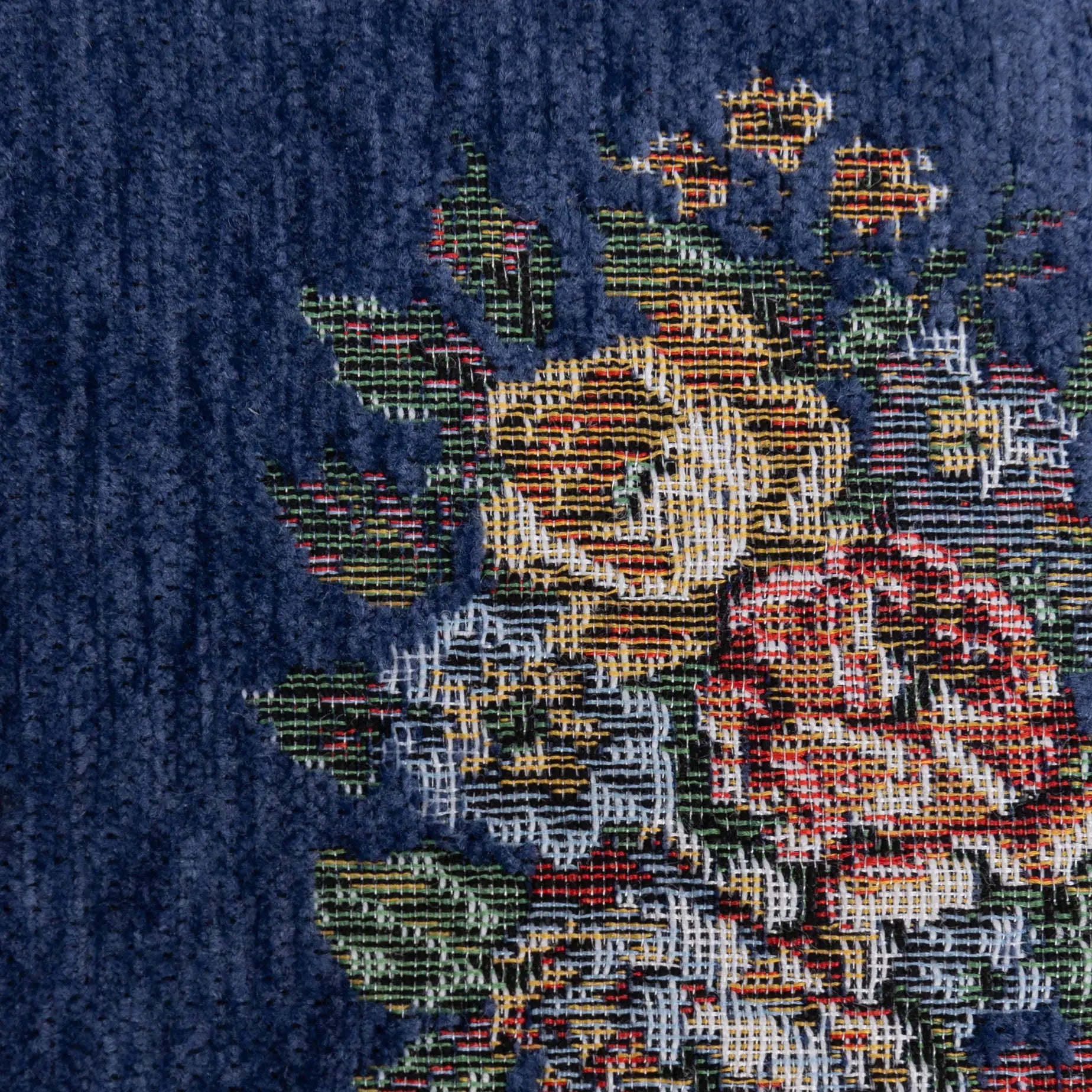 Bouquet Rose Blue Passport Cover of America detail