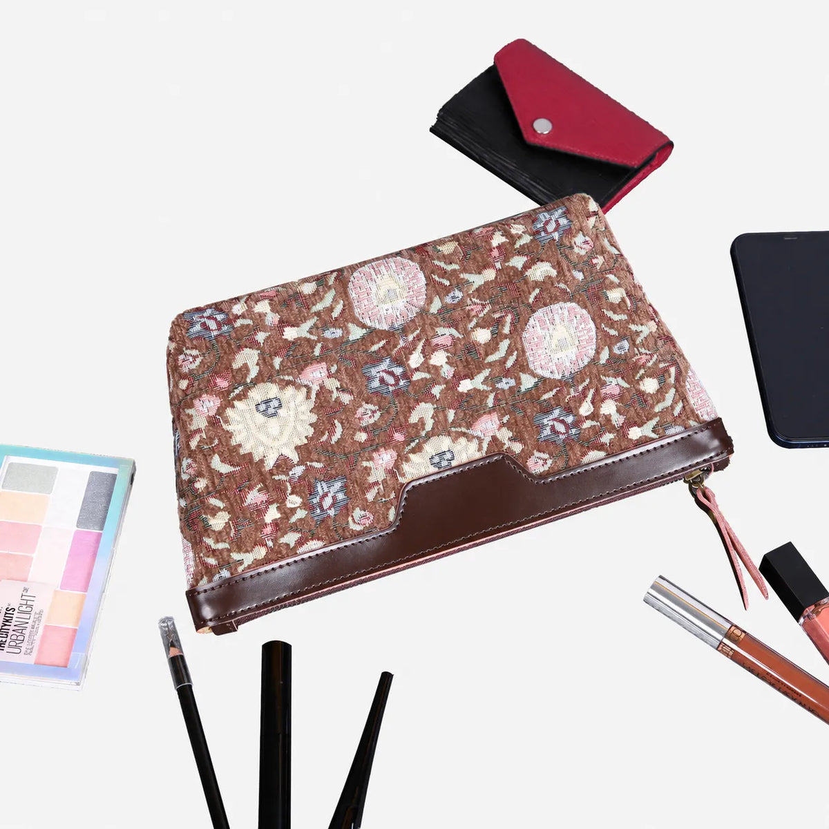 Bouquet Coffee Carpet Makeup Bag Carpetbag of America capacity