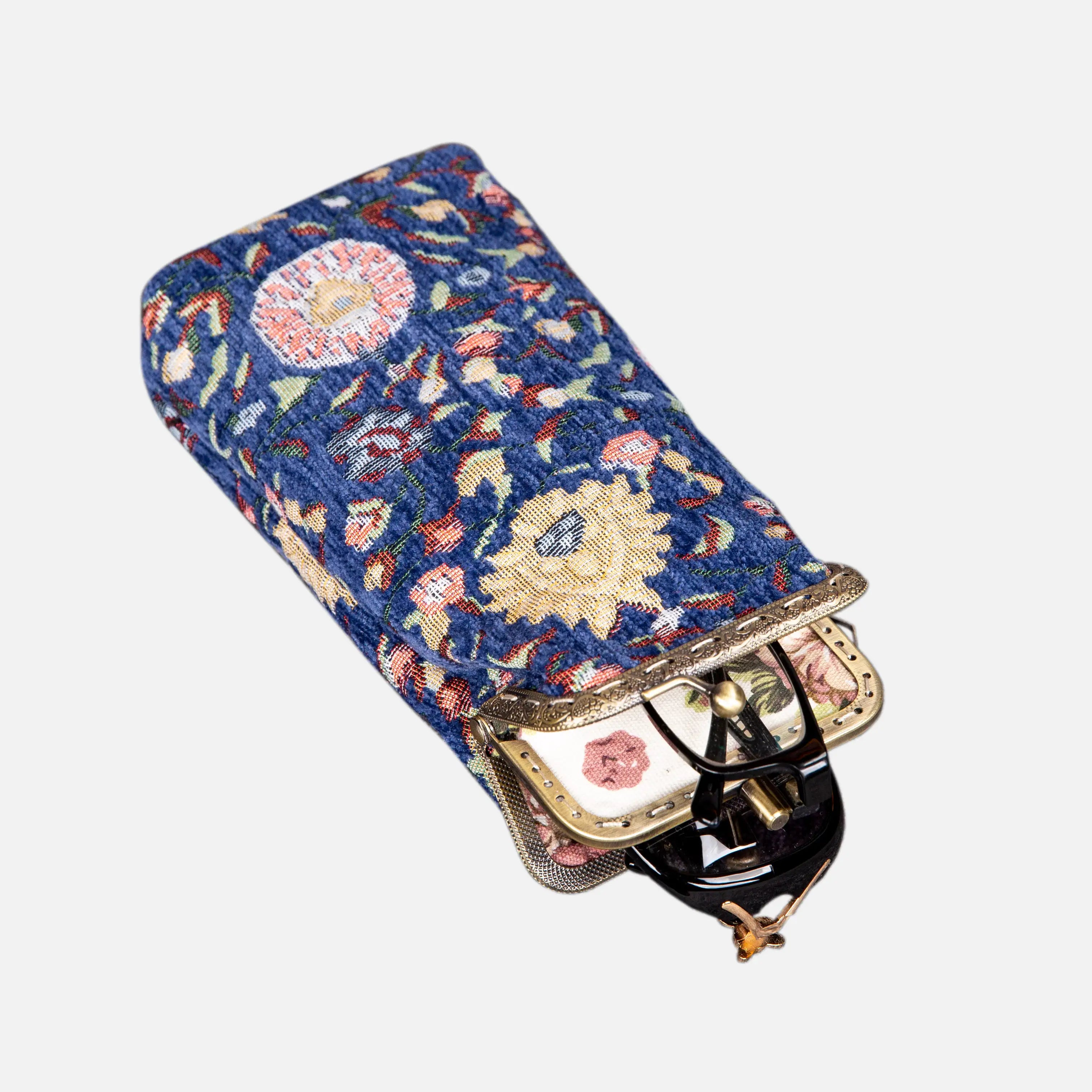 Oriental Carpet Eyeglasses Case of America with glasses-4
