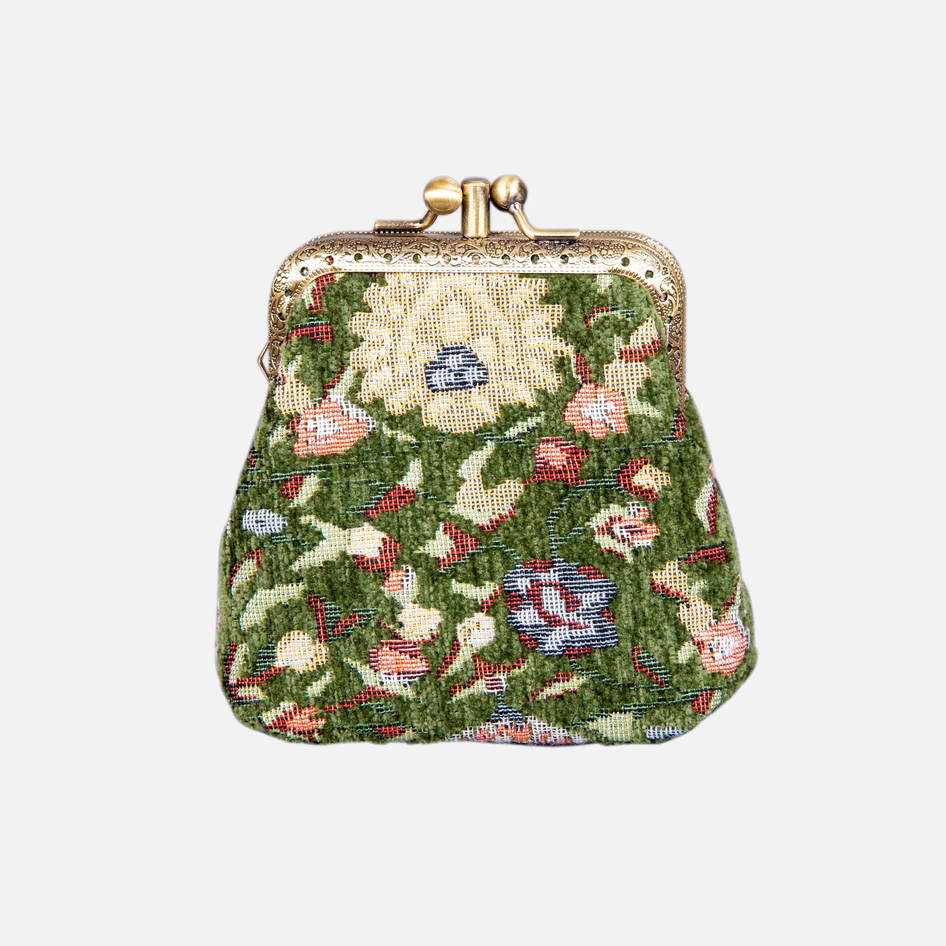 Oriental Pattern Series Double Kiss Clasp Coin Purse of America front-4