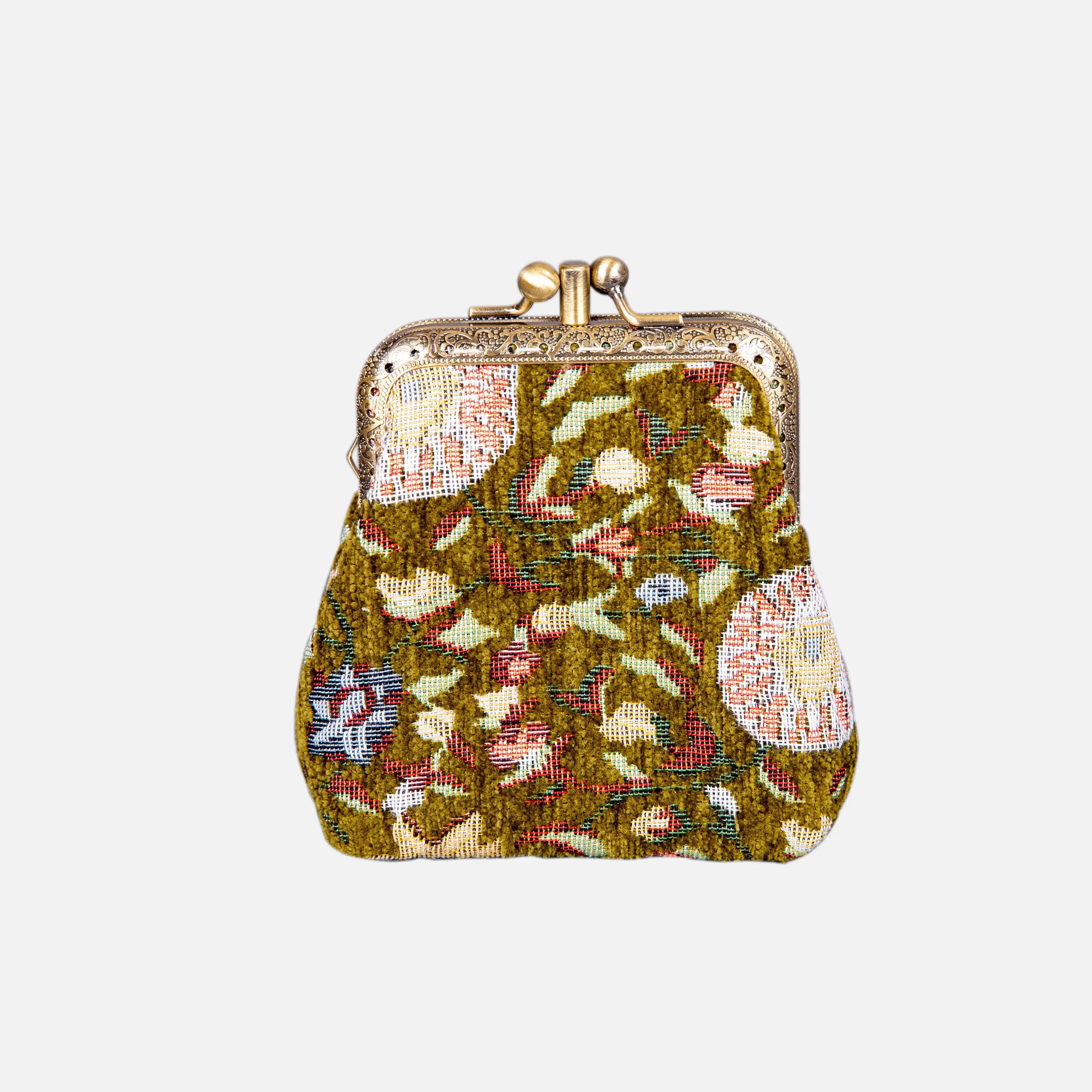 Oriental Pattern Series Double Kiss Clasp Coin Purse of America front-3