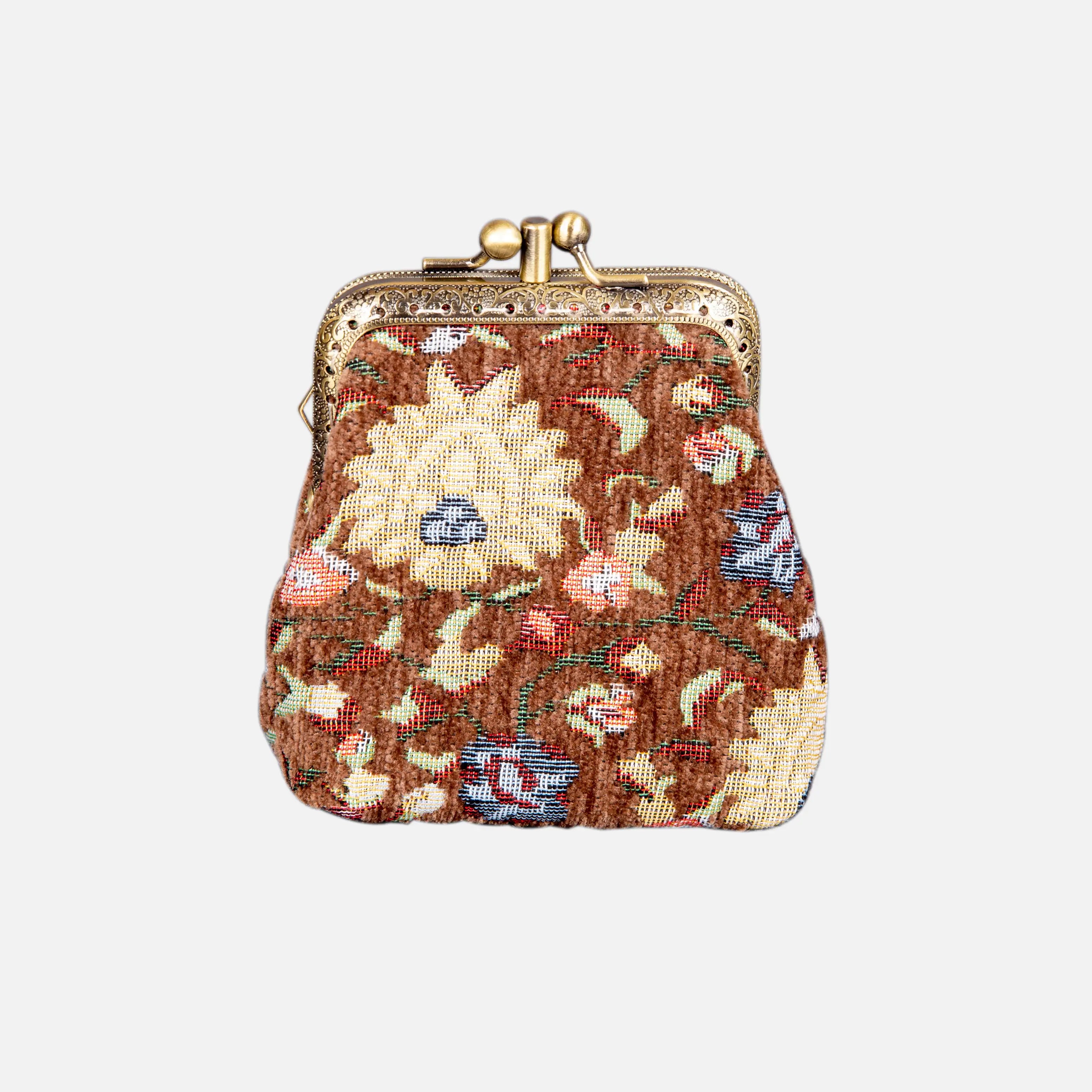 Oriental Pattern Series Double Kiss Clasp Coin Purse of America front-5