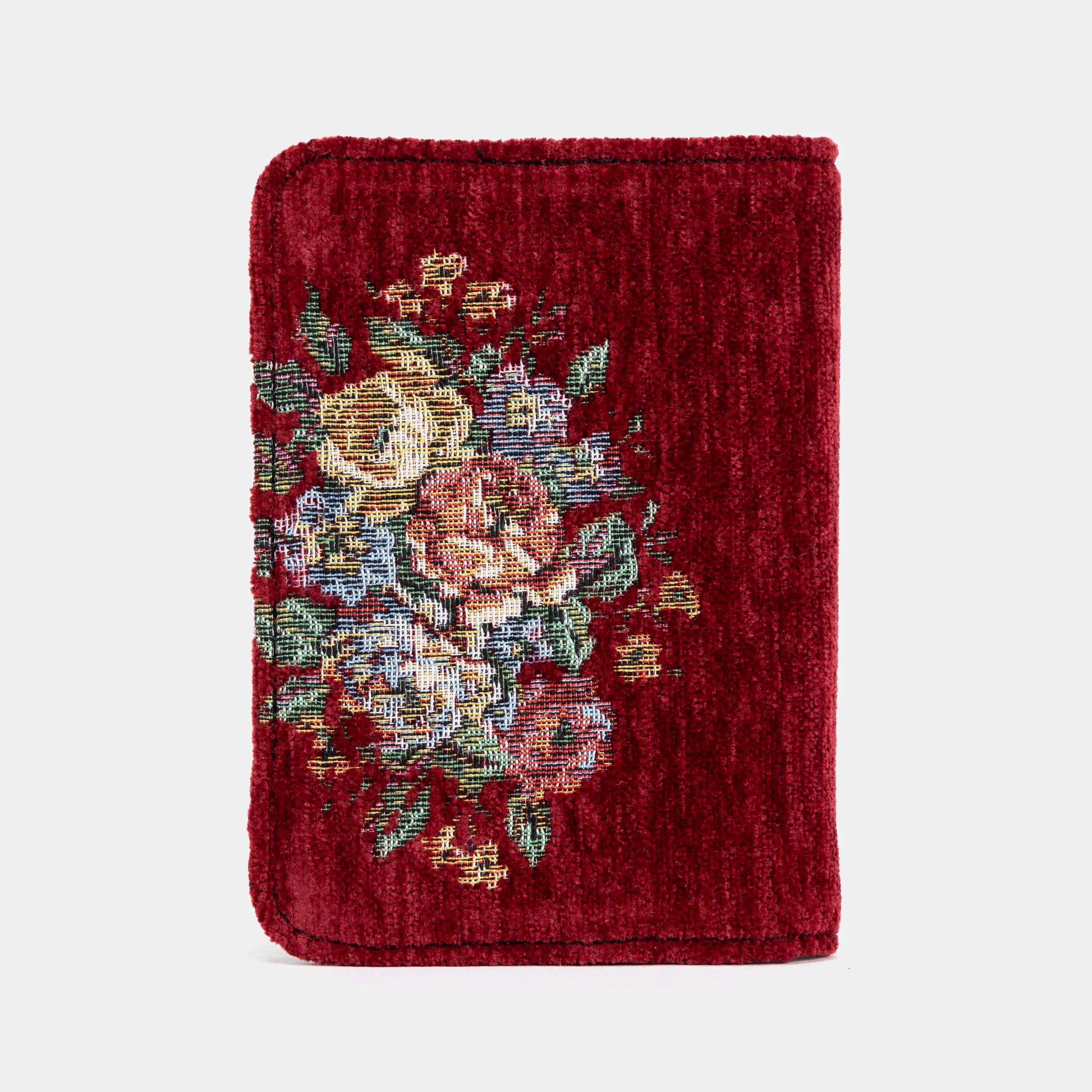 Bouquet Rose Red Passport Cover of America back