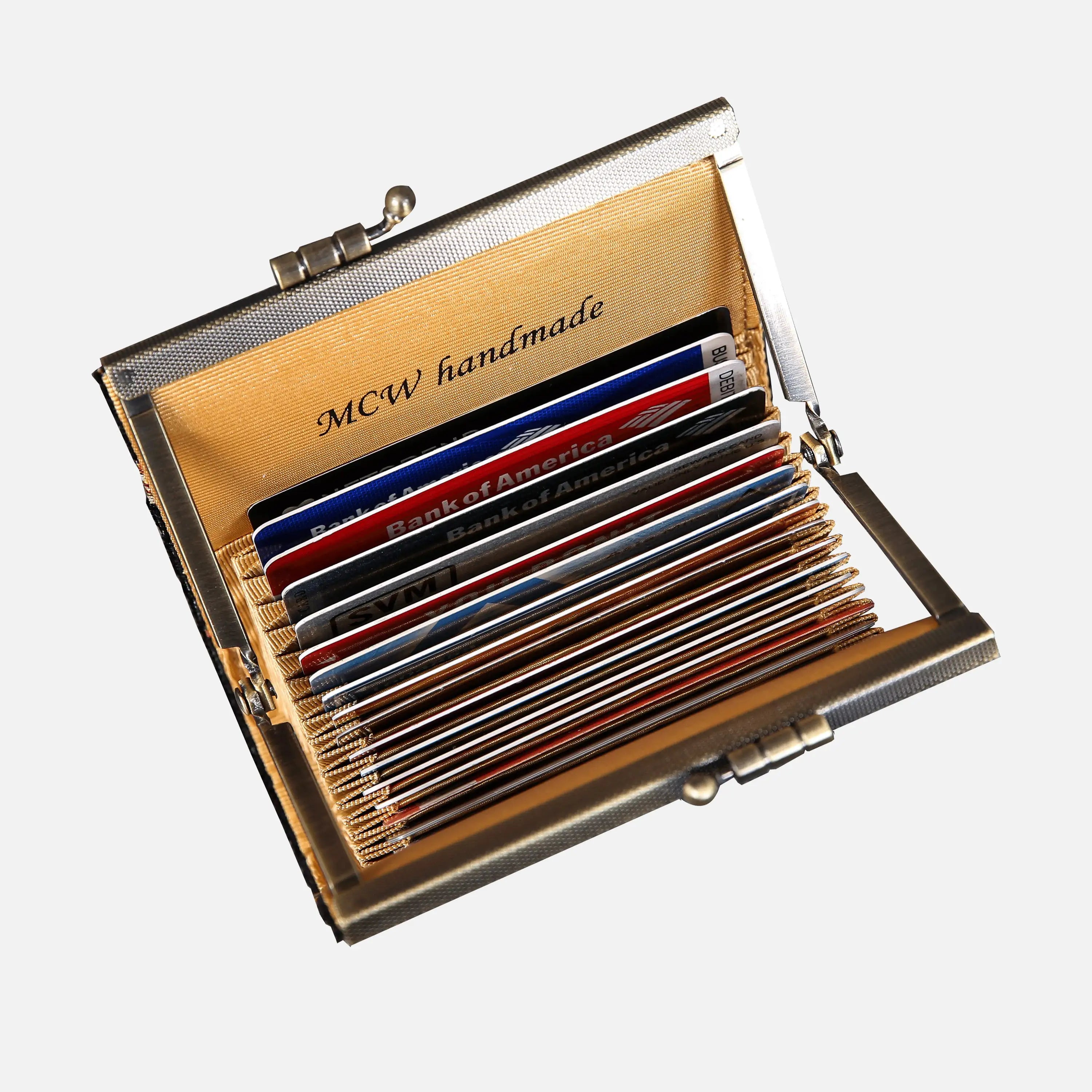 Bouquets Black Card Wallet of America 17 slots in use