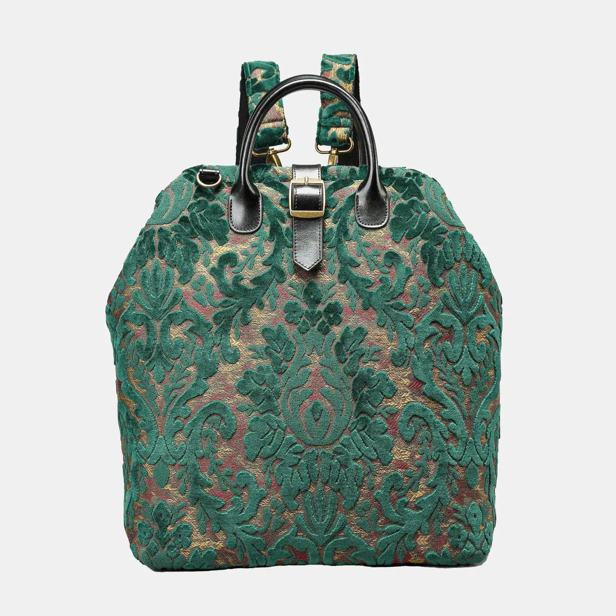 carpet leather backpack Burnout Velvet Jade Green Large Laptop DIY Fishing Lure Making Catcher's Equipment Bag Bullet Lure Color:Black the Everyday Carpet Backpack