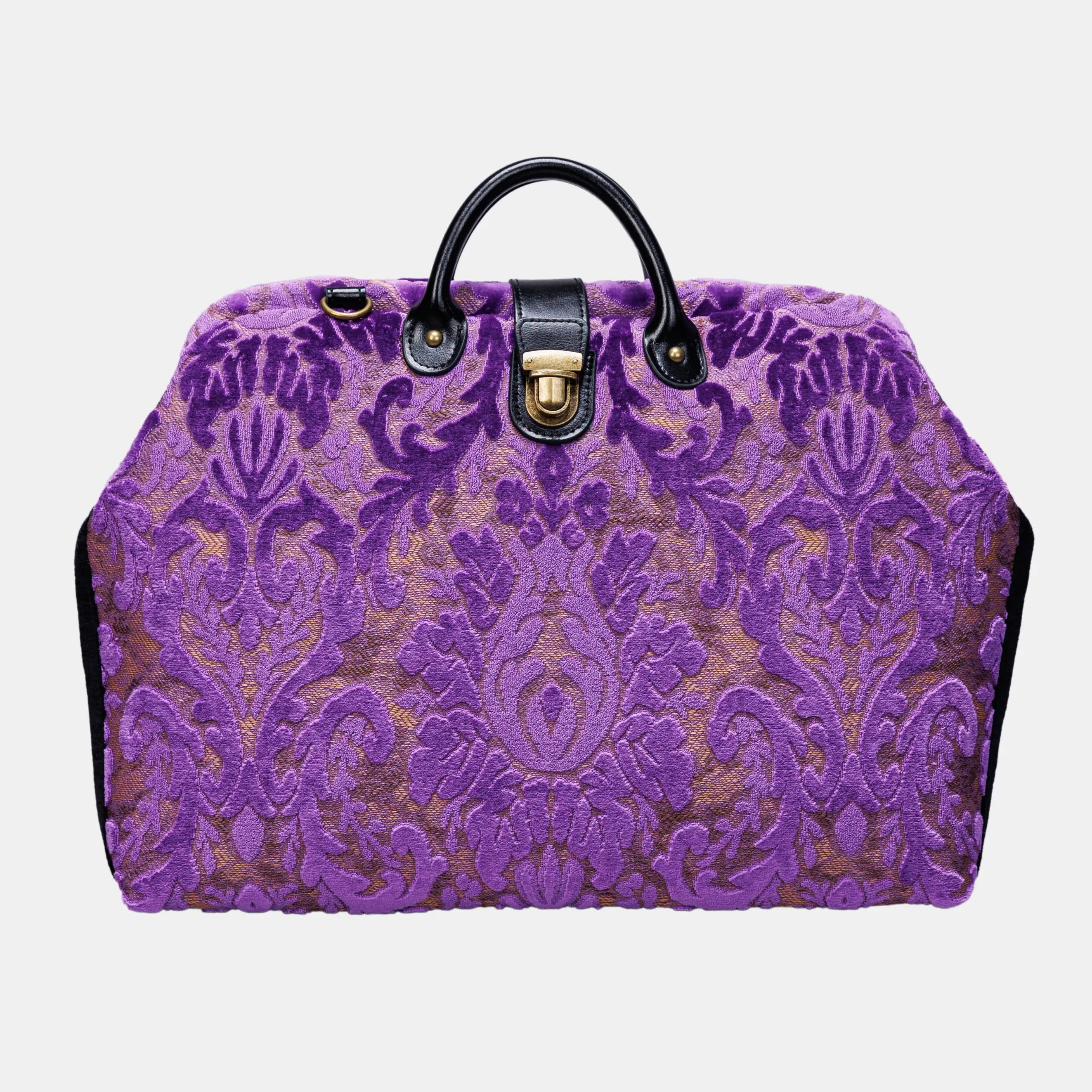 Burnout Velvet Purple carpet bag of America main