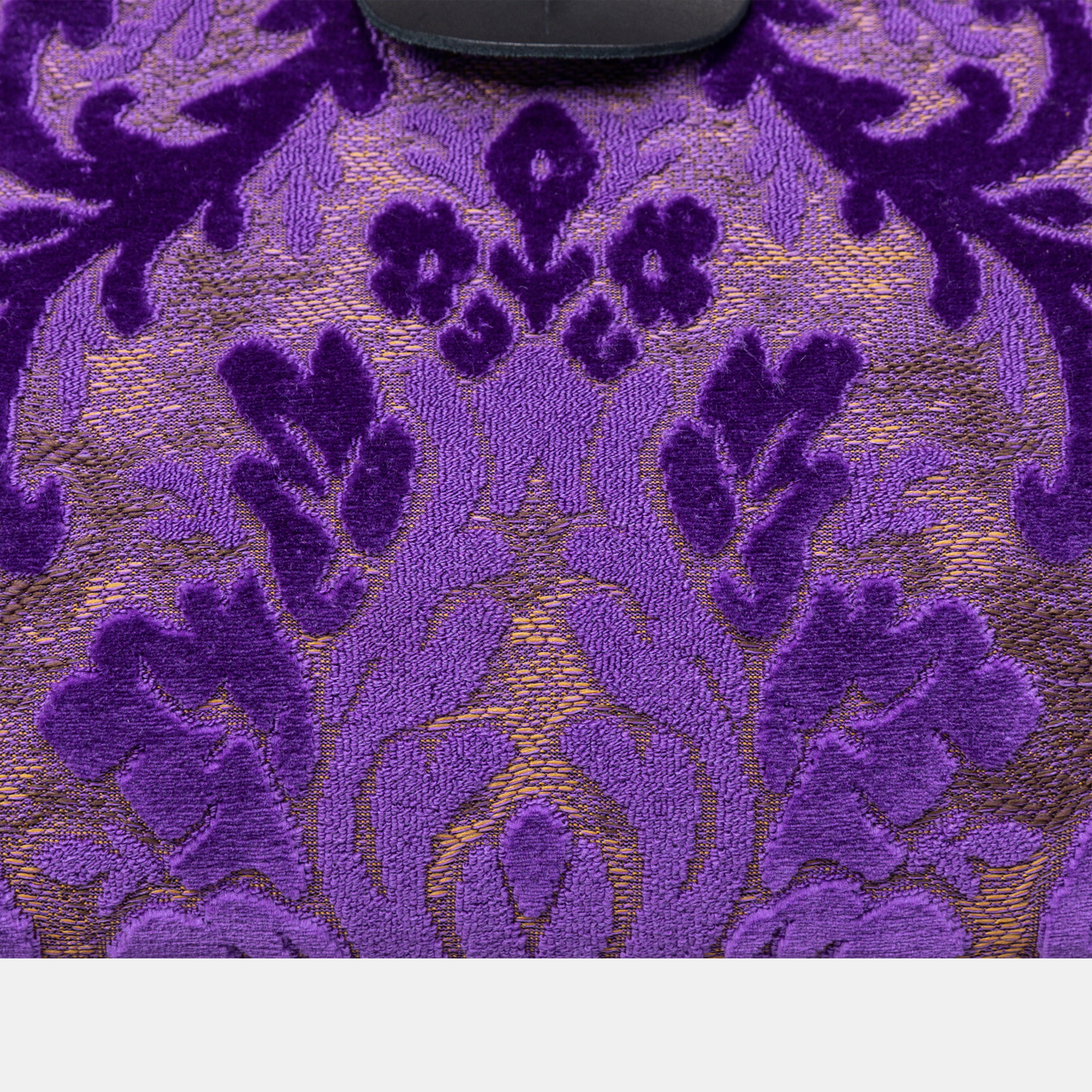 Burnout Velvet Purple Shoulder Bag detail