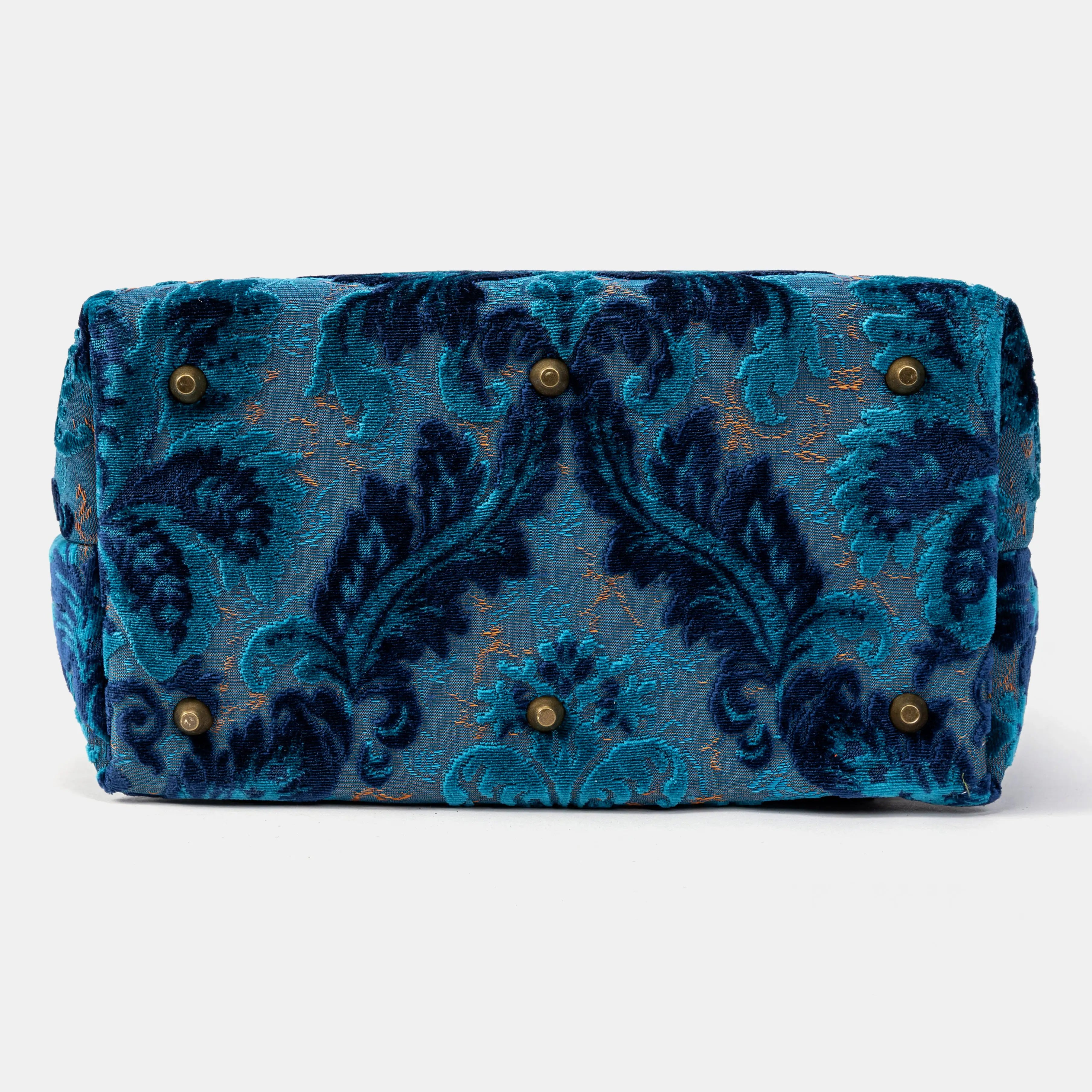 Burnout Velvet Revival Aqua Carpet Laptop Backpack of America bottom
