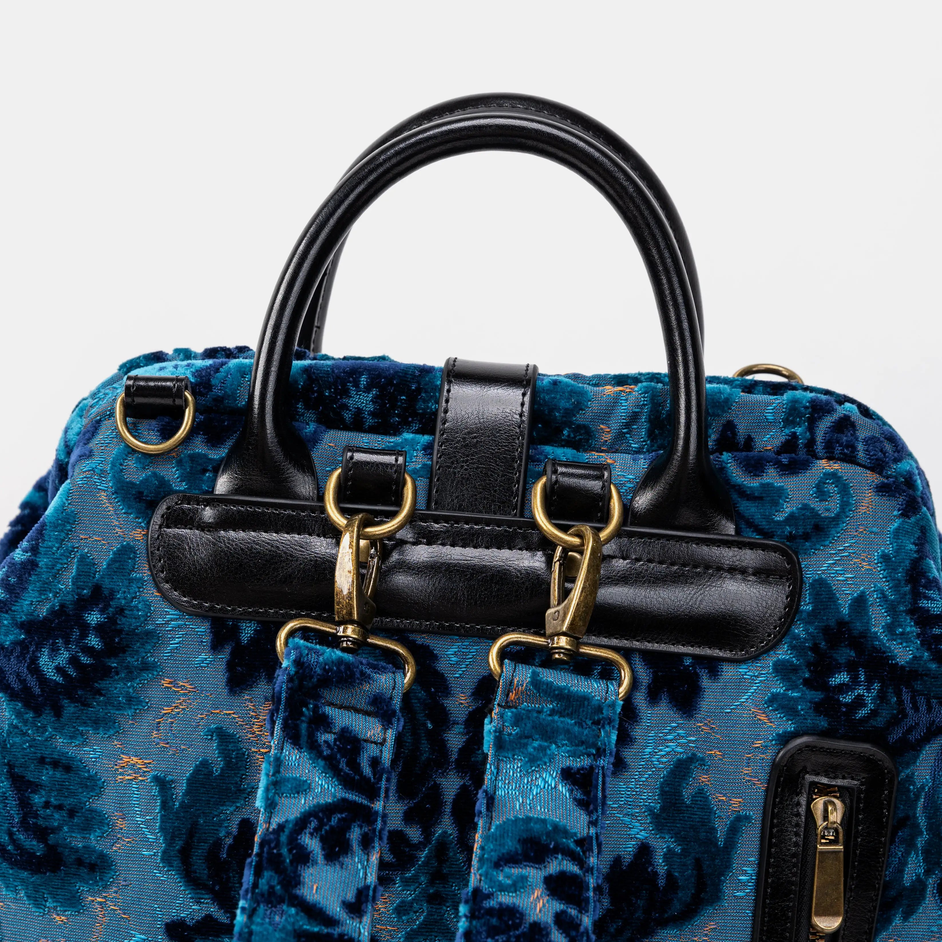 Burnout Velvet Revival Aqua Carpet Laptop Backpack of America backpacking system