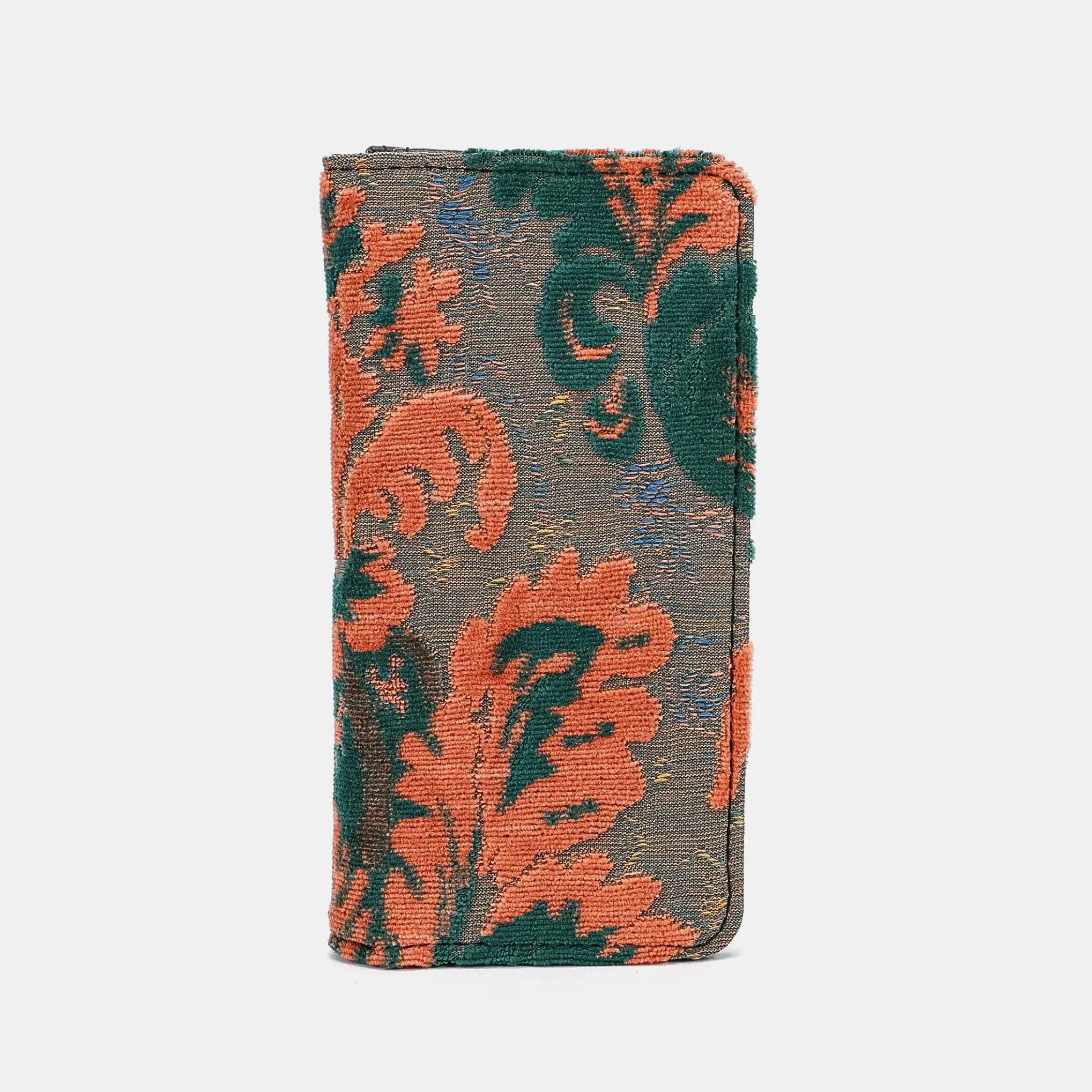Burnout Velvet Revival Jade Checkbook Cover of America main